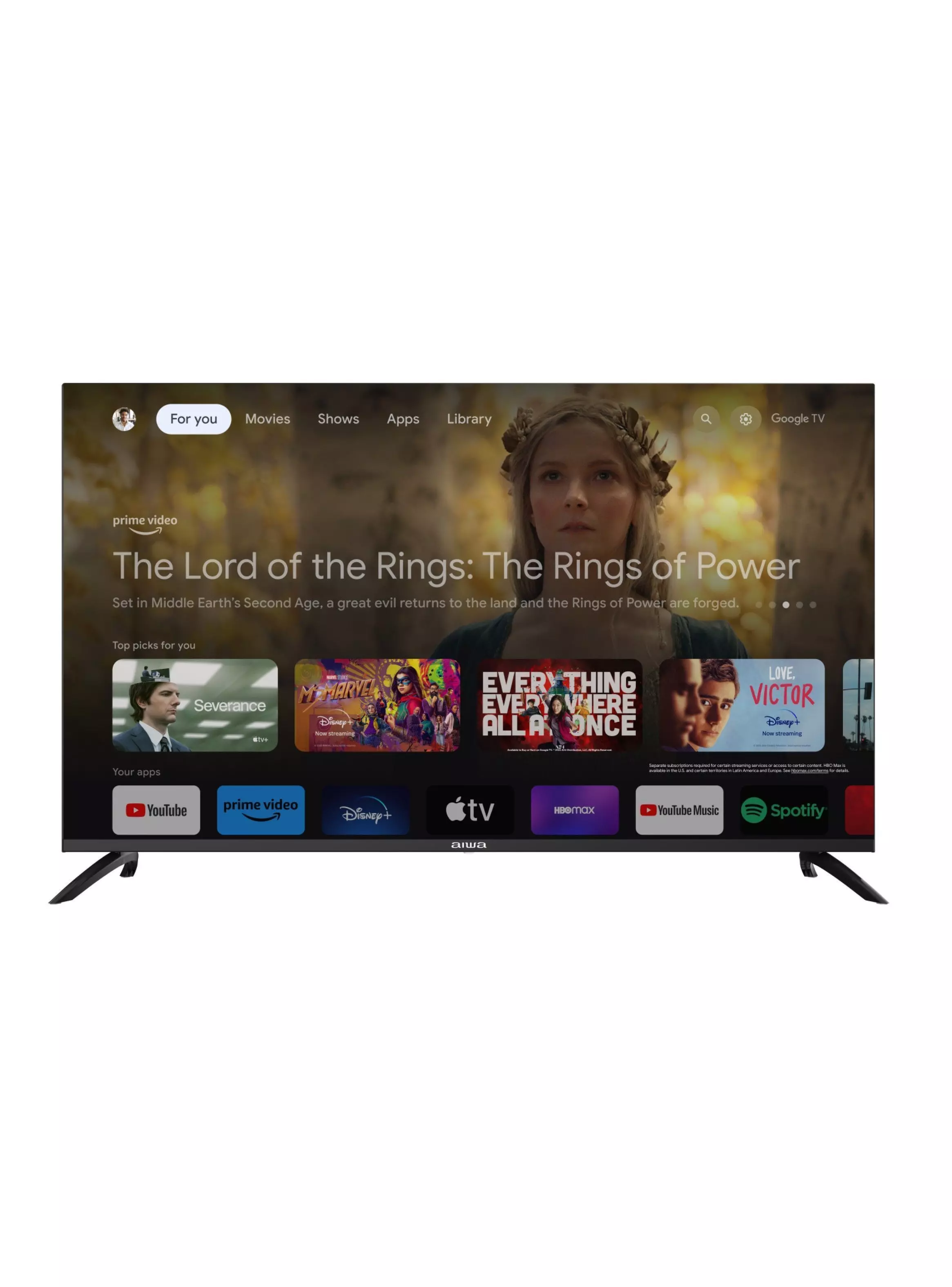 Smart Tv Aiwa 43'' Full Hd 1080p Bluetooth Sistema Google Tv-0