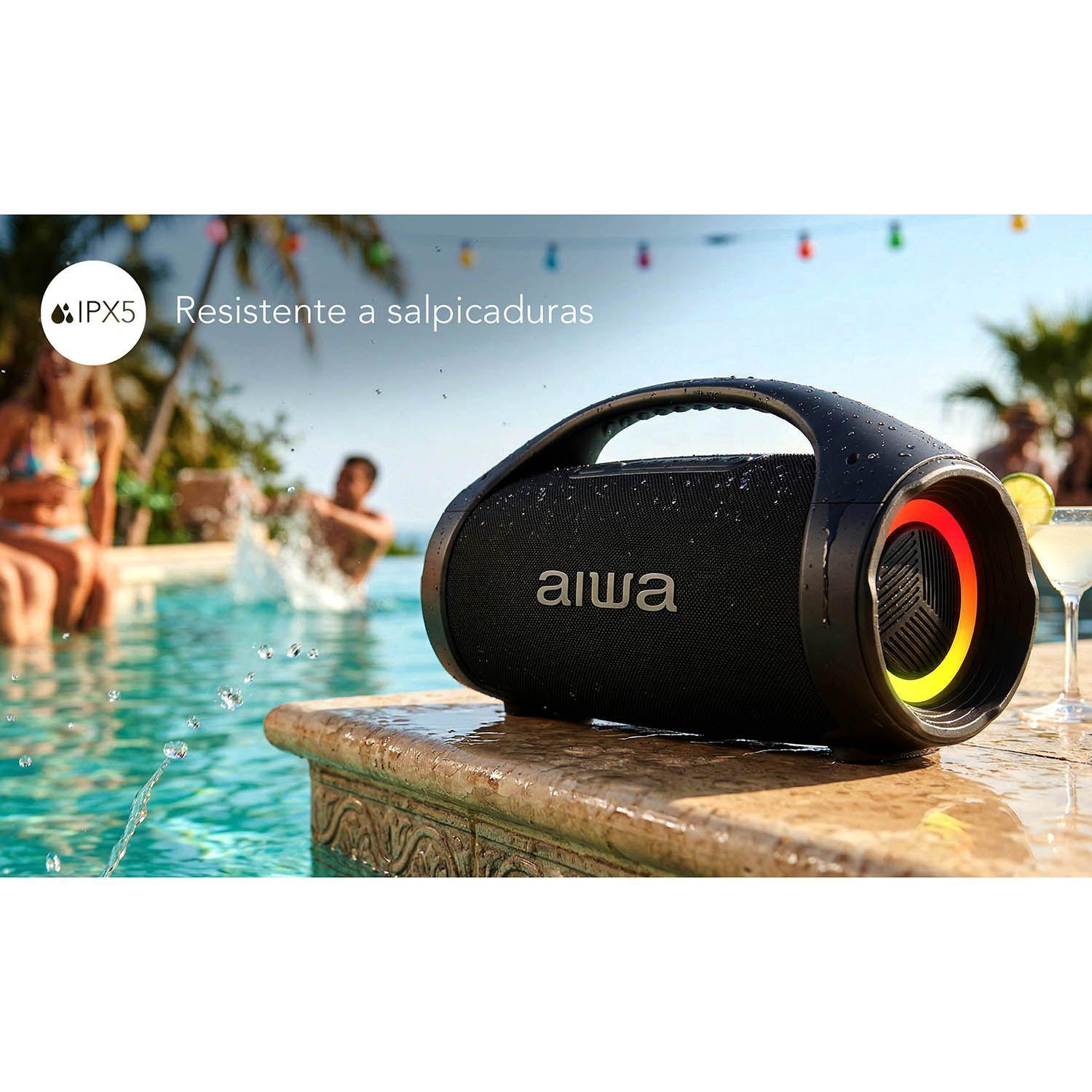 Parlante Portatil Bluetooth Aiwa 50w Funcion Tws Aw s144bt-4