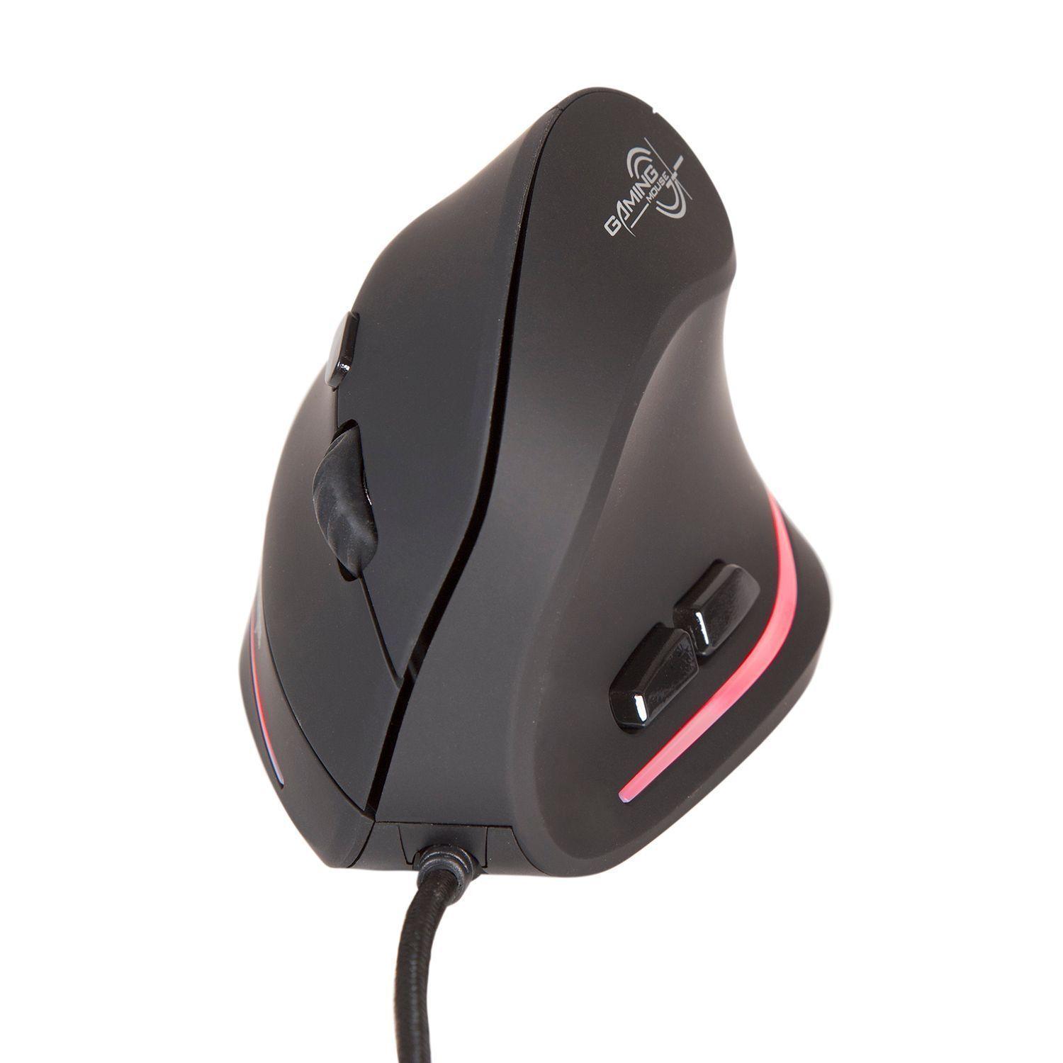 Mouse Gamer Vertical Alambrico Luz Led Zelotes T-20-2