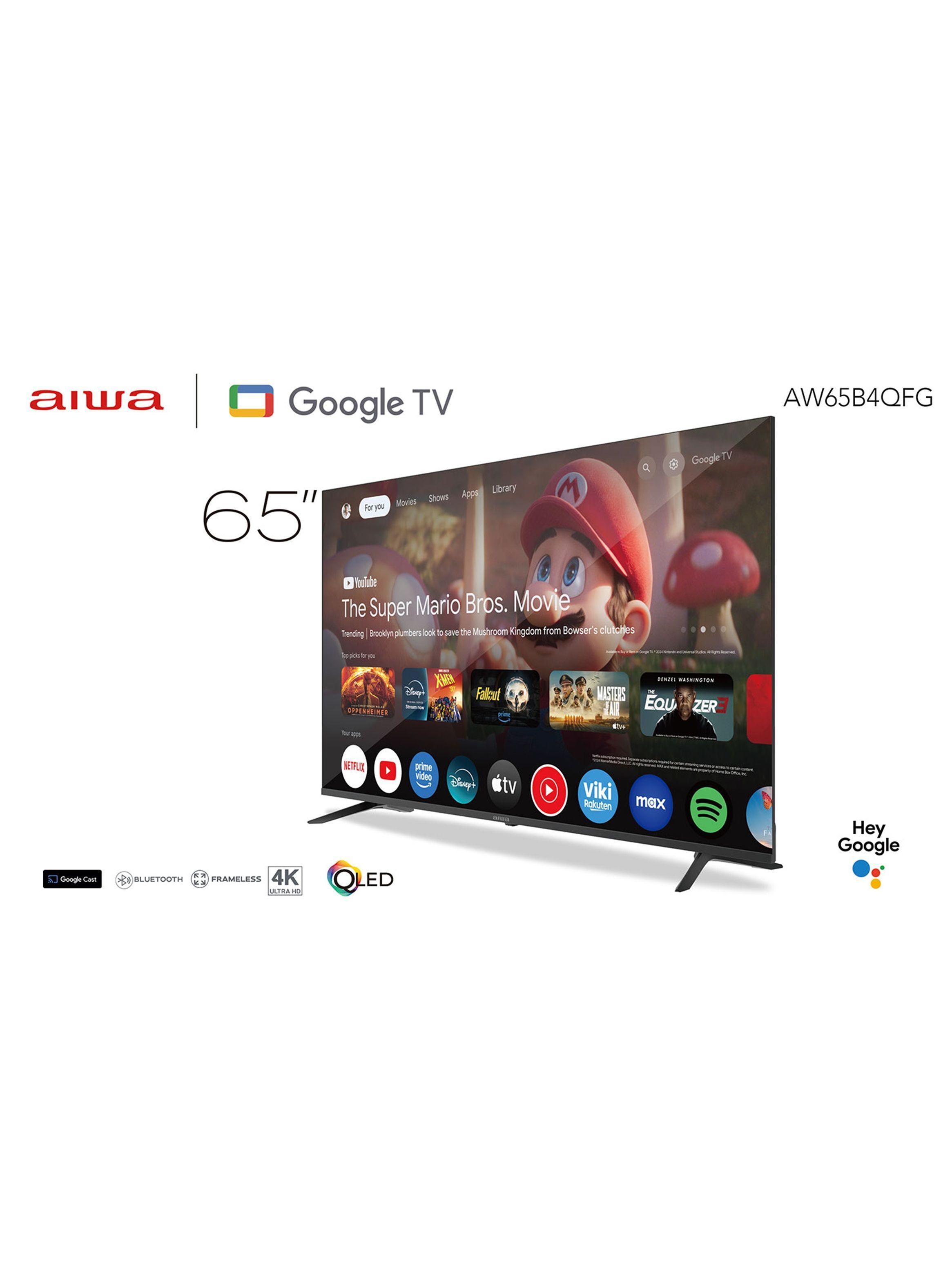 Smart Tv Aiwa 65'' 4k Ultra Hd Qled Google Tv Aw-65b4fg-1