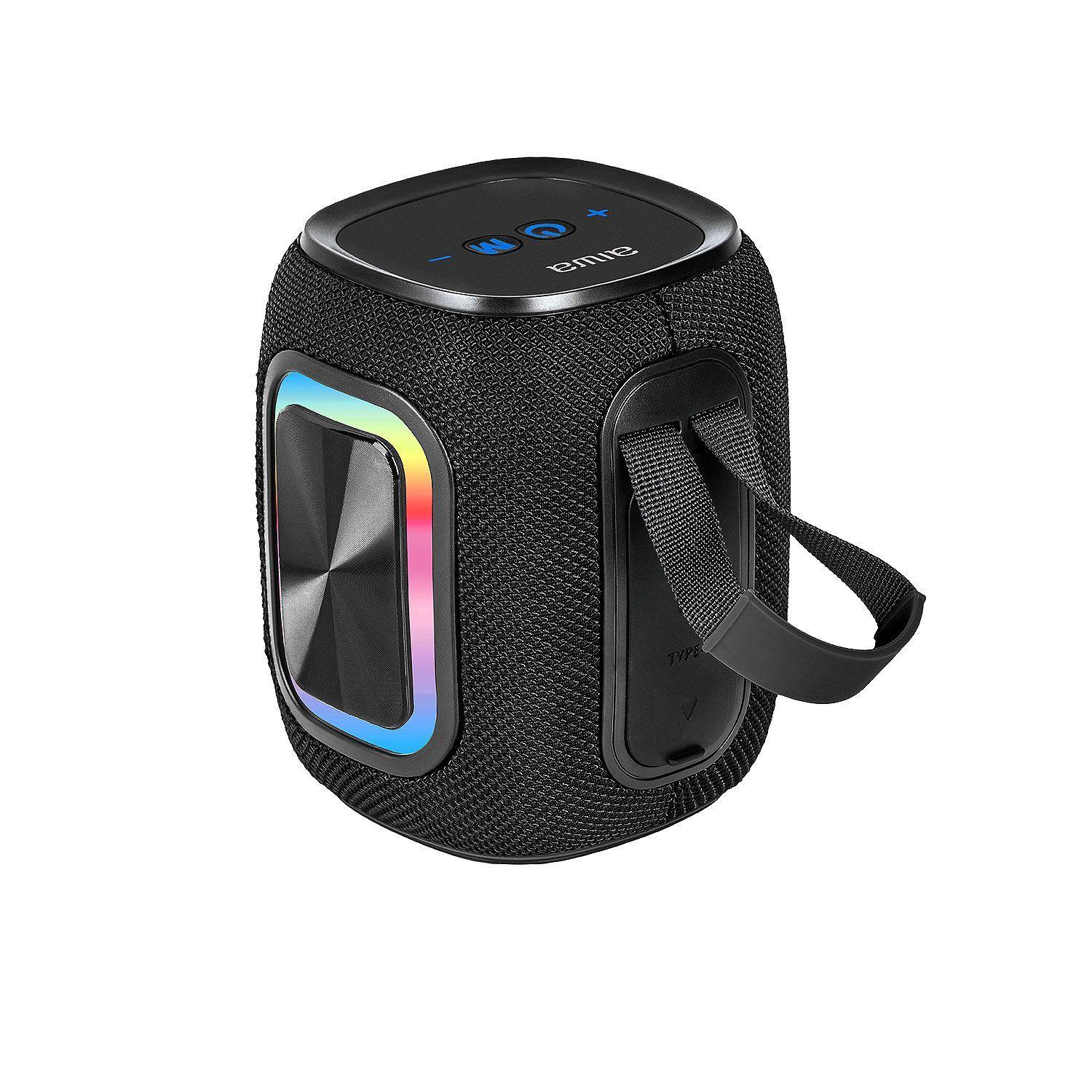 Parlante Bluetooth Aiwa 12w Radio Fm Luz Rgb Aw kb61-2