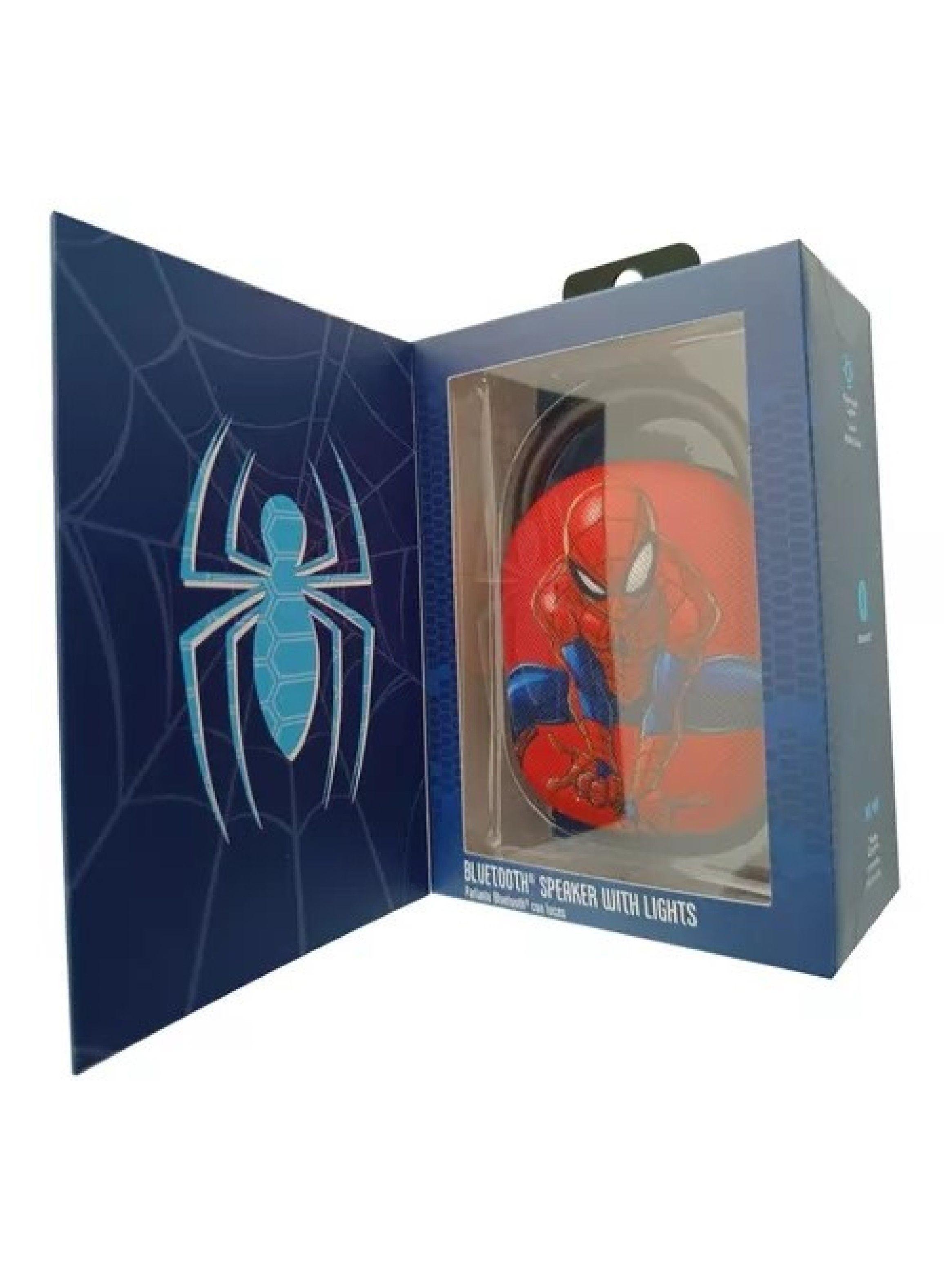 Parlante Portatil Bluetooth Spider-man 5w Clip Luz Marvel-3