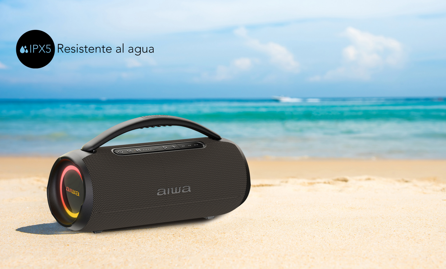 Parlante Portatil Bluetooth Aiwa 30w Tws Radio Fm-5