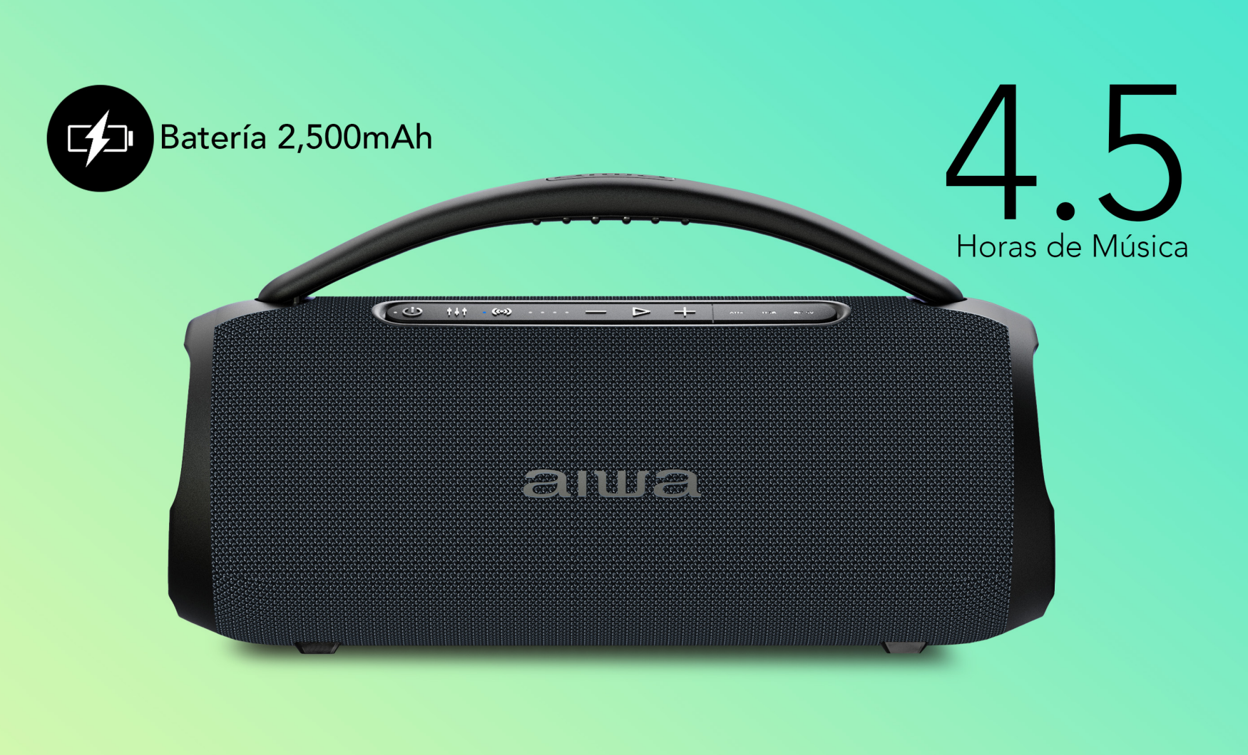 Parlante Portatil Bluetooth Aiwa 30w Tws Radio Fm-2