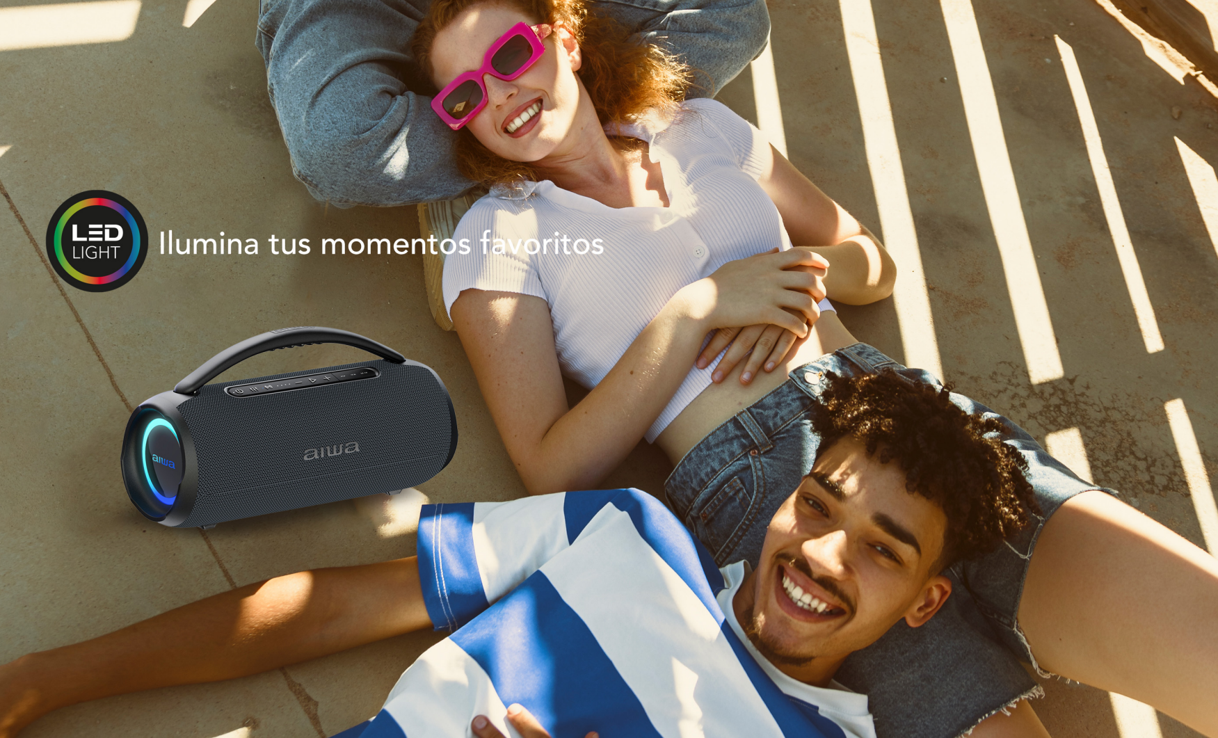Parlante Portatil Bluetooth Aiwa 30w Tws Radio Fm-5