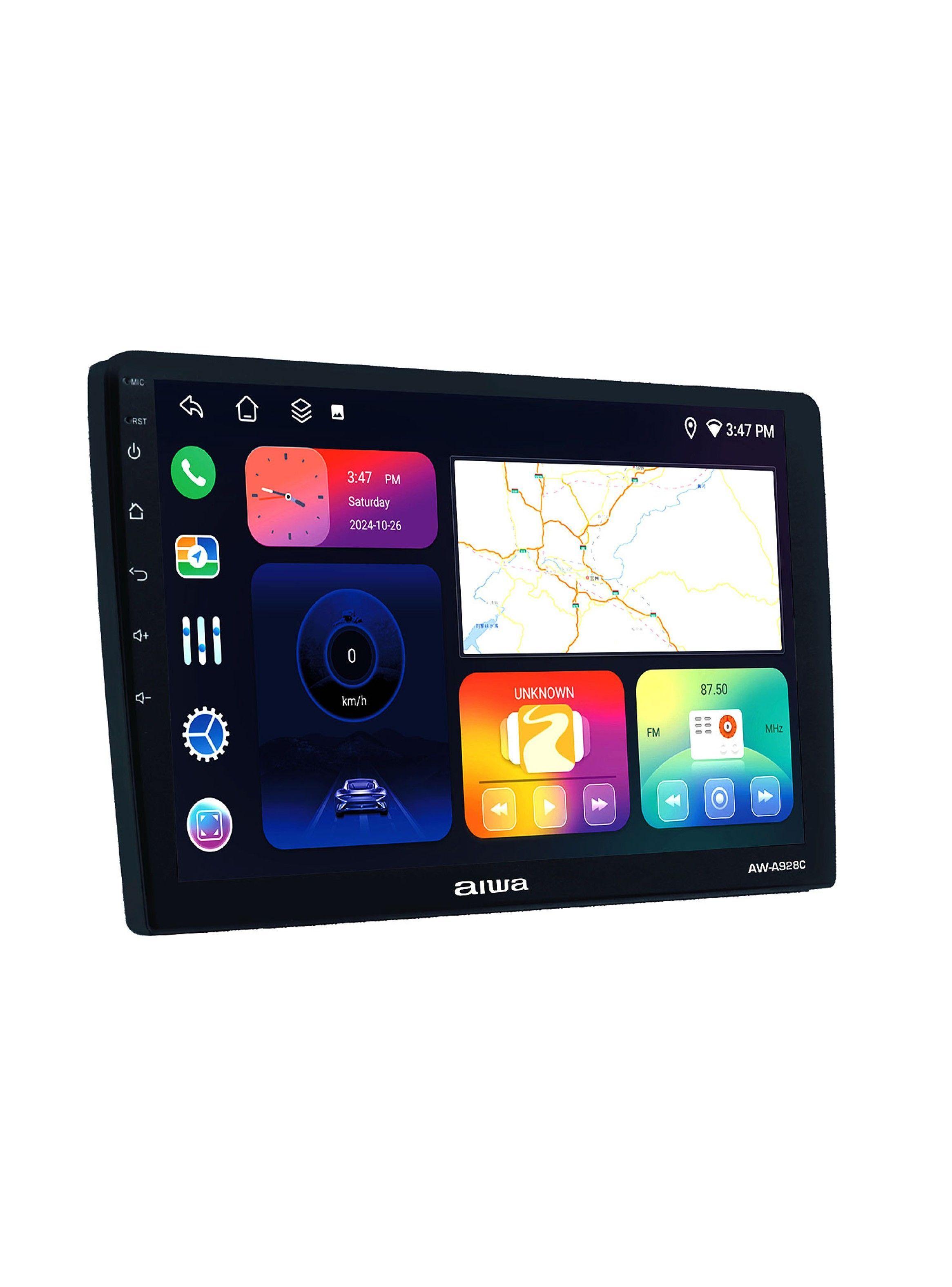 Radio Auto Aiwa 2 Din Android Octacore Hd De 9'' Aw-a928c-2