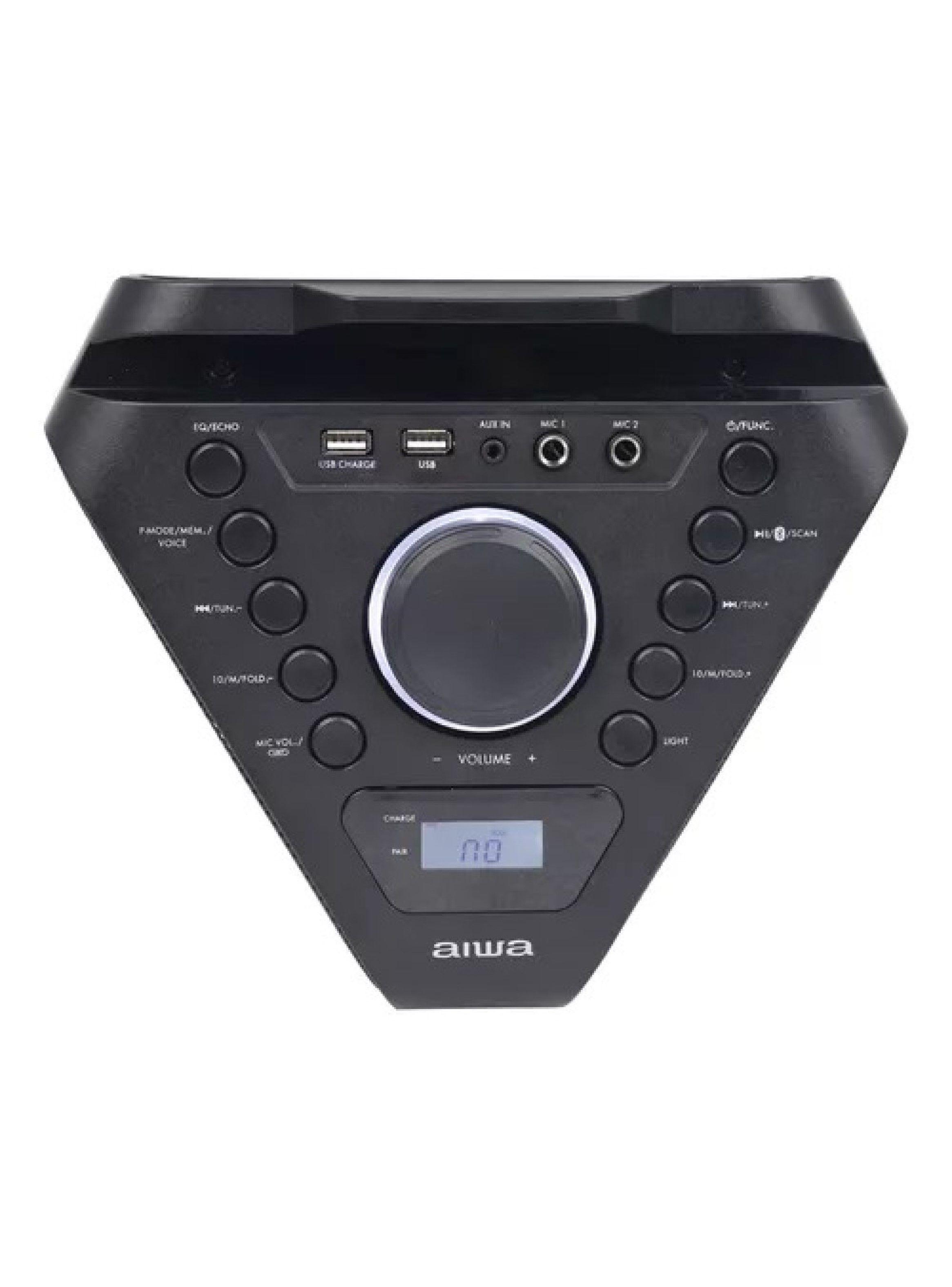 Parlante Bluetooth Aiwa Inalámbrico Karaoke Tws Aw-pok400-1