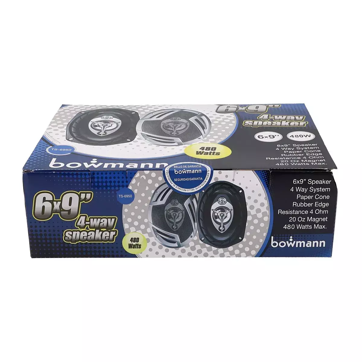 Parlantes 6x9 4 Vías 480watts Ts-6950 Bowmann-2