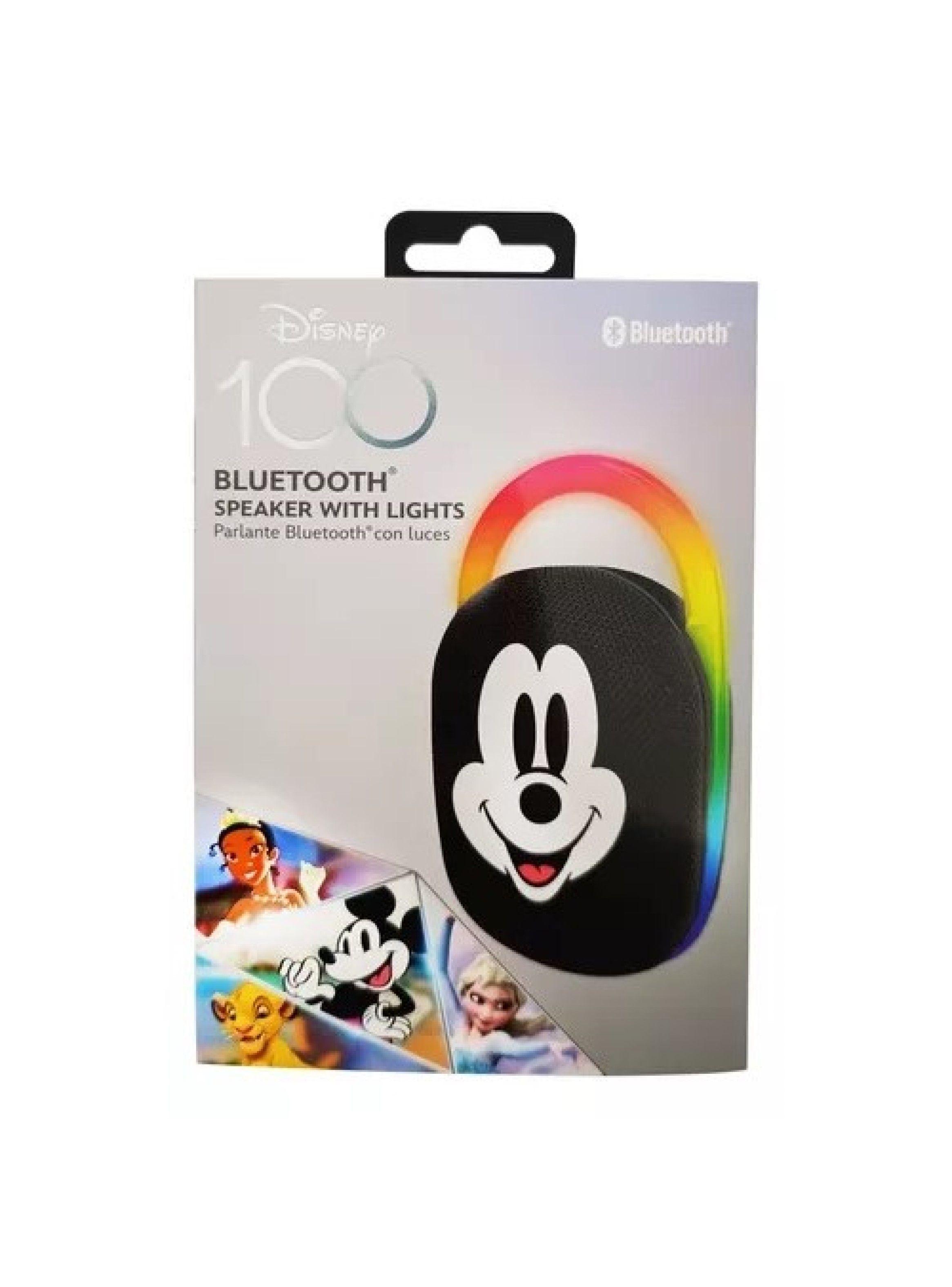 Parlante Portatil Bluetooth Mickey Mouse 5w Clip Luz Disney-2