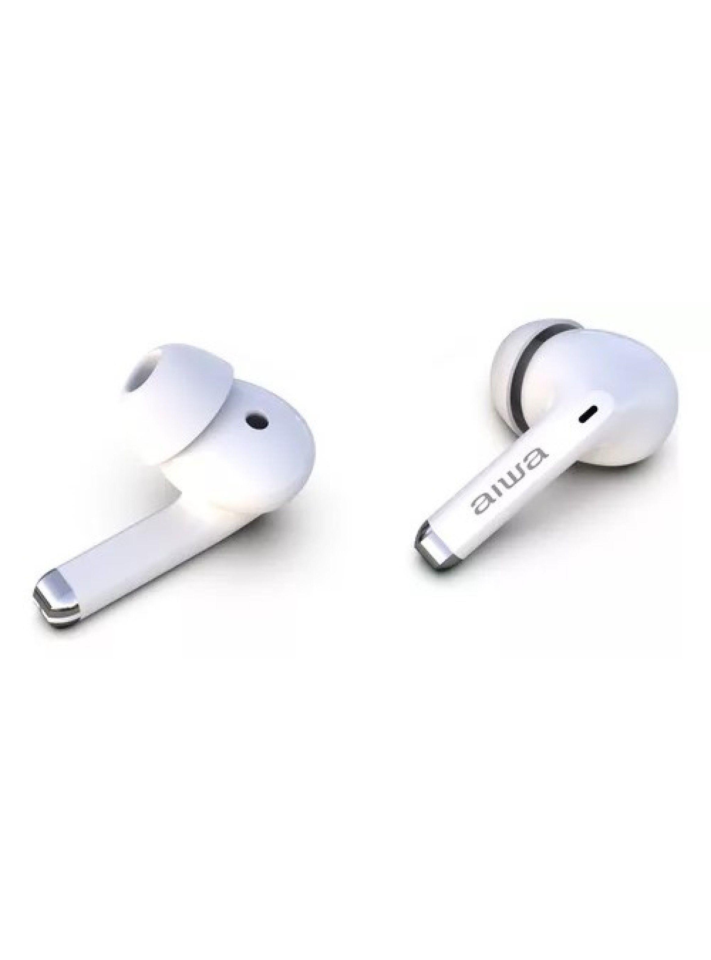 Audífono Inalámbrico Aiwa Táctil Con Función Tws Aw-twsg100w-2
