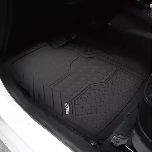 Piso Alfombra Auto Goma Set Sparco-1