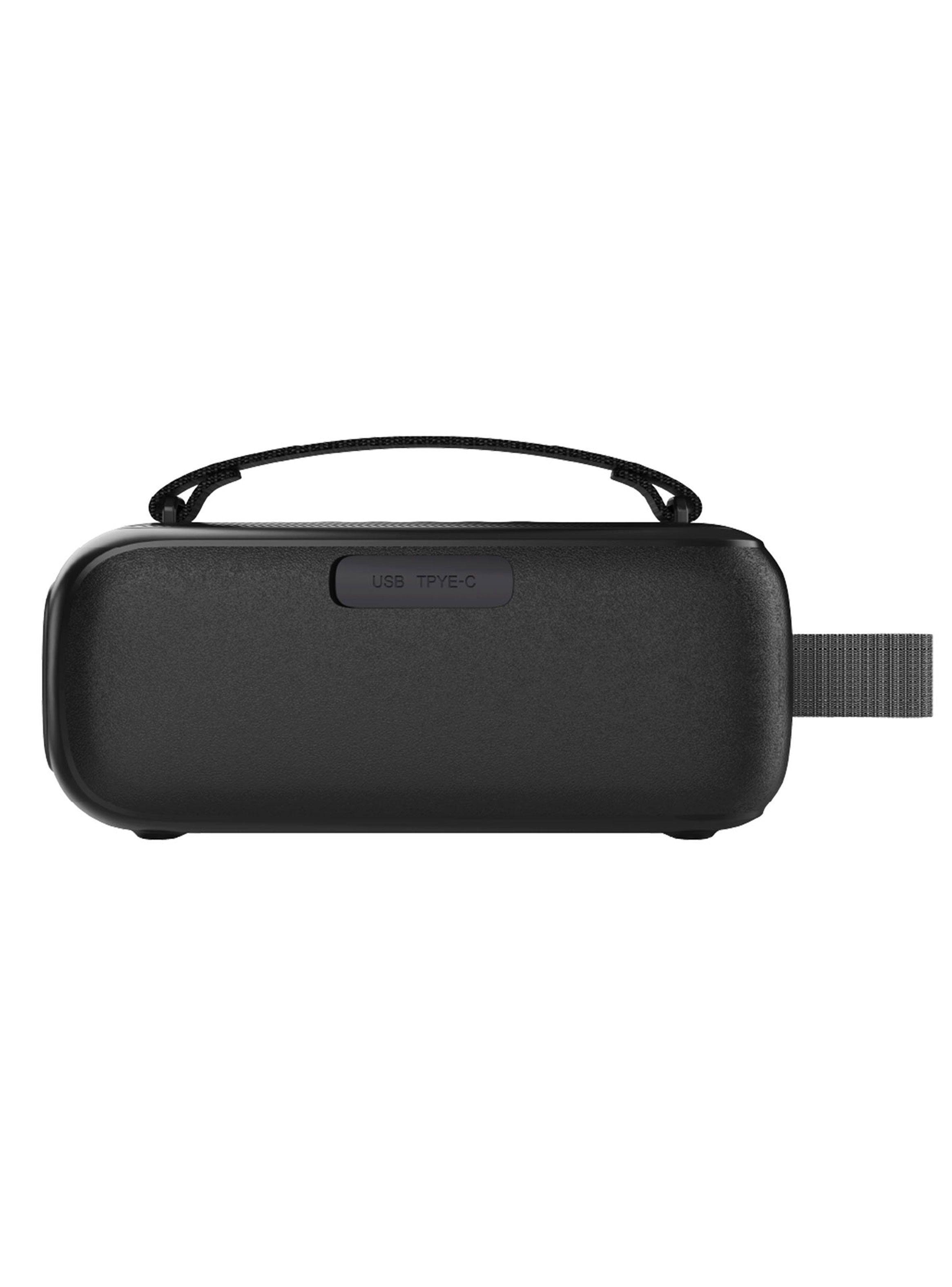Parlante Bluetooth Aiwa Portátil Con Karaoke Aws-s40bt Negro-3
