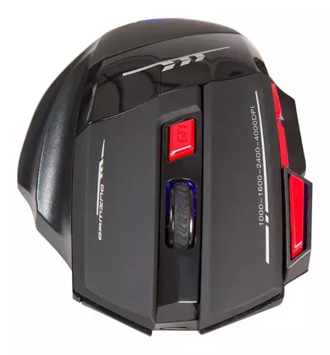 Mouse Gamer Inalambrico Recargable 4000dpi Zelotes F-14s-2