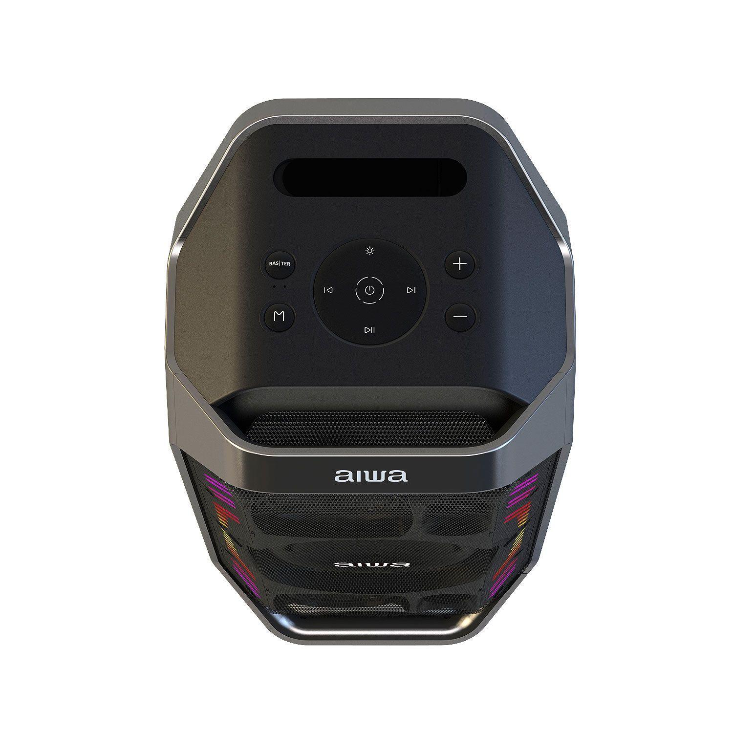 Parlante Portatil Bluetooth Aiwa 90w Con Radio Fm Aw a521-2