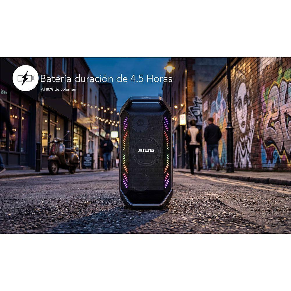 Parlante Portatil Bluetooth Aiwa 90w Con Radio Fm Aw a521-2