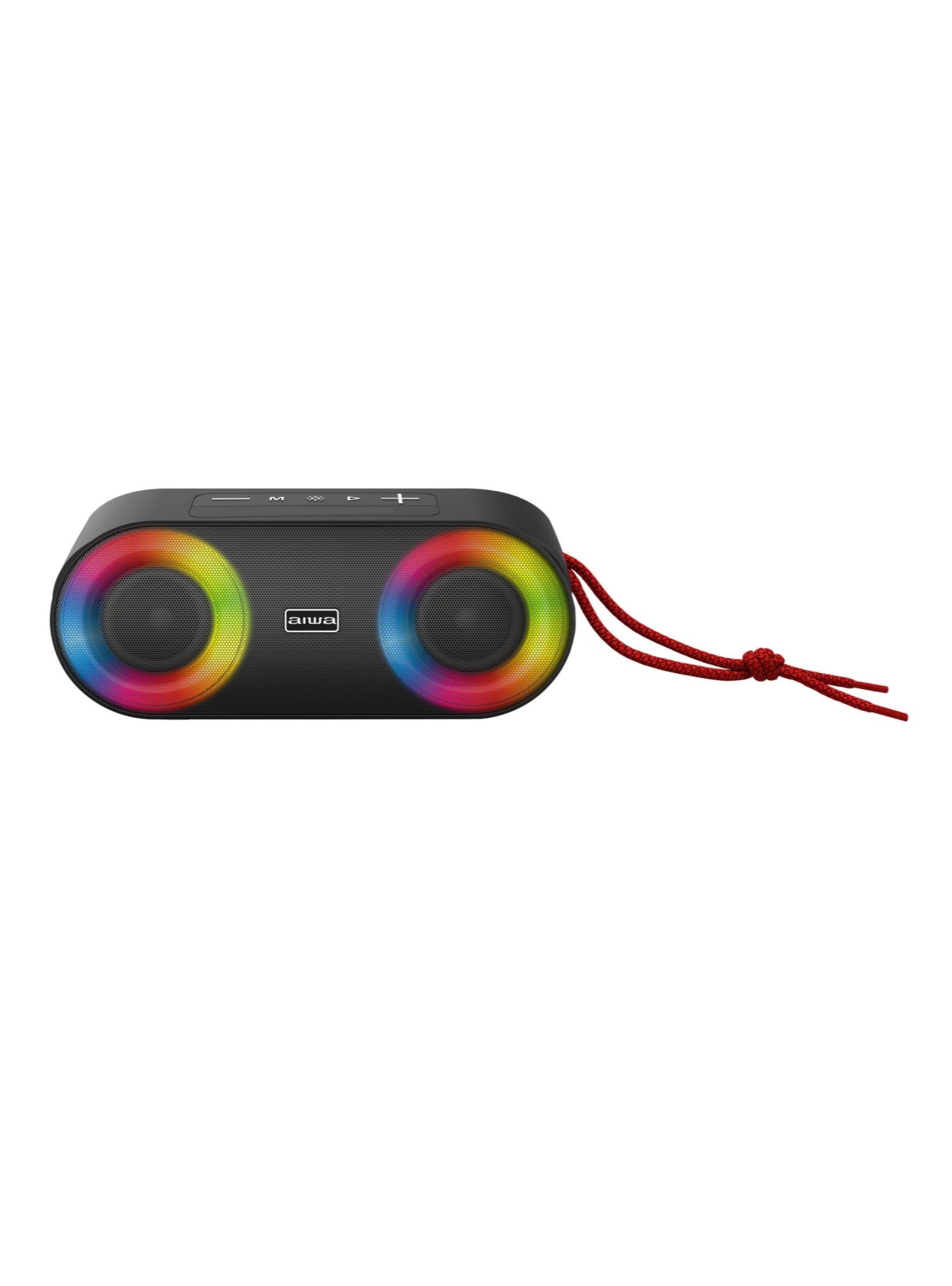 Parlante Portátil Bluetooth Aiwa 20w Ipx5 Radio Fm Aw-sj215-3