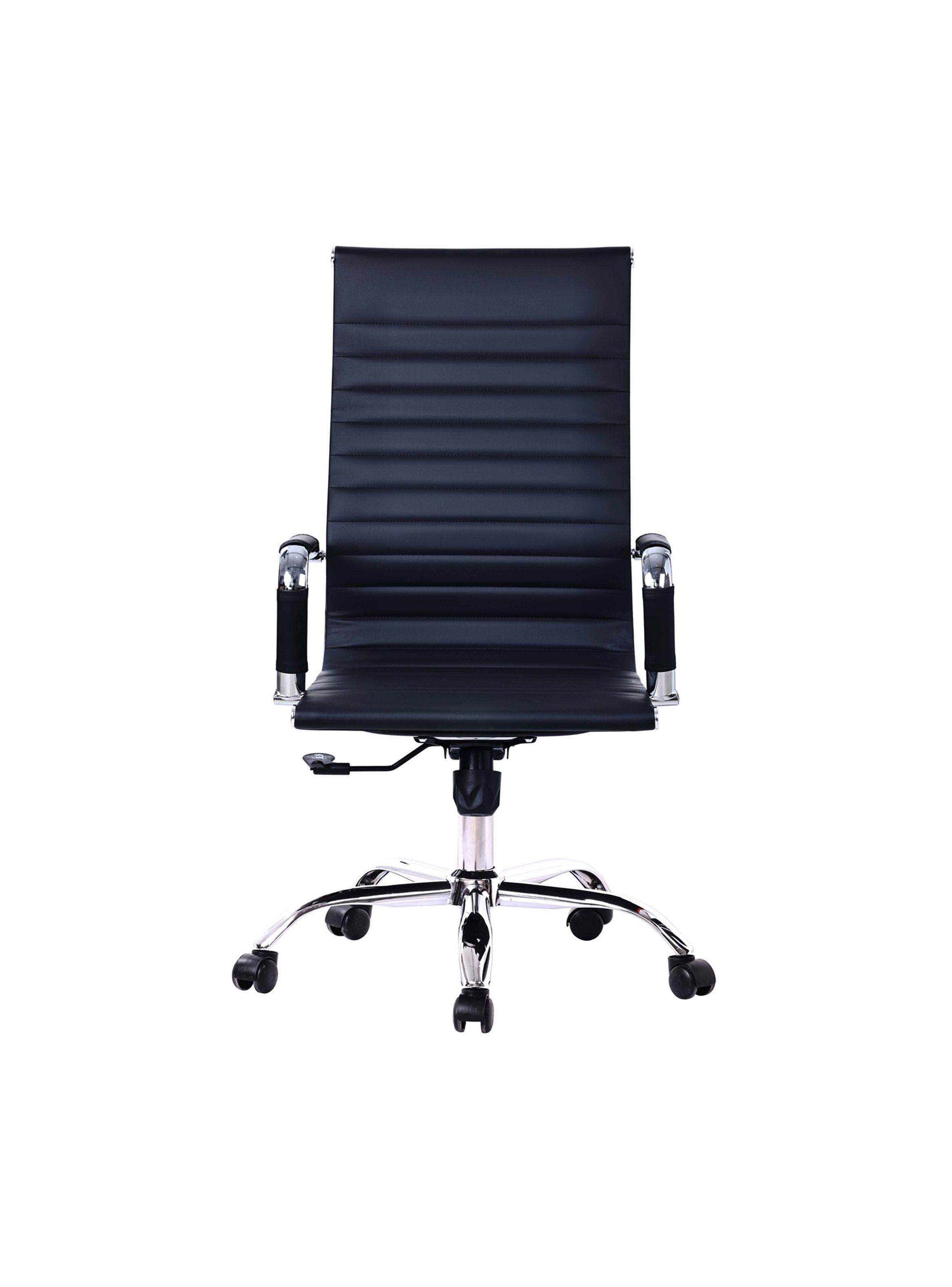 Silla De Escritorio Ergonomica Ecocuero Reclinable Dc 408-0