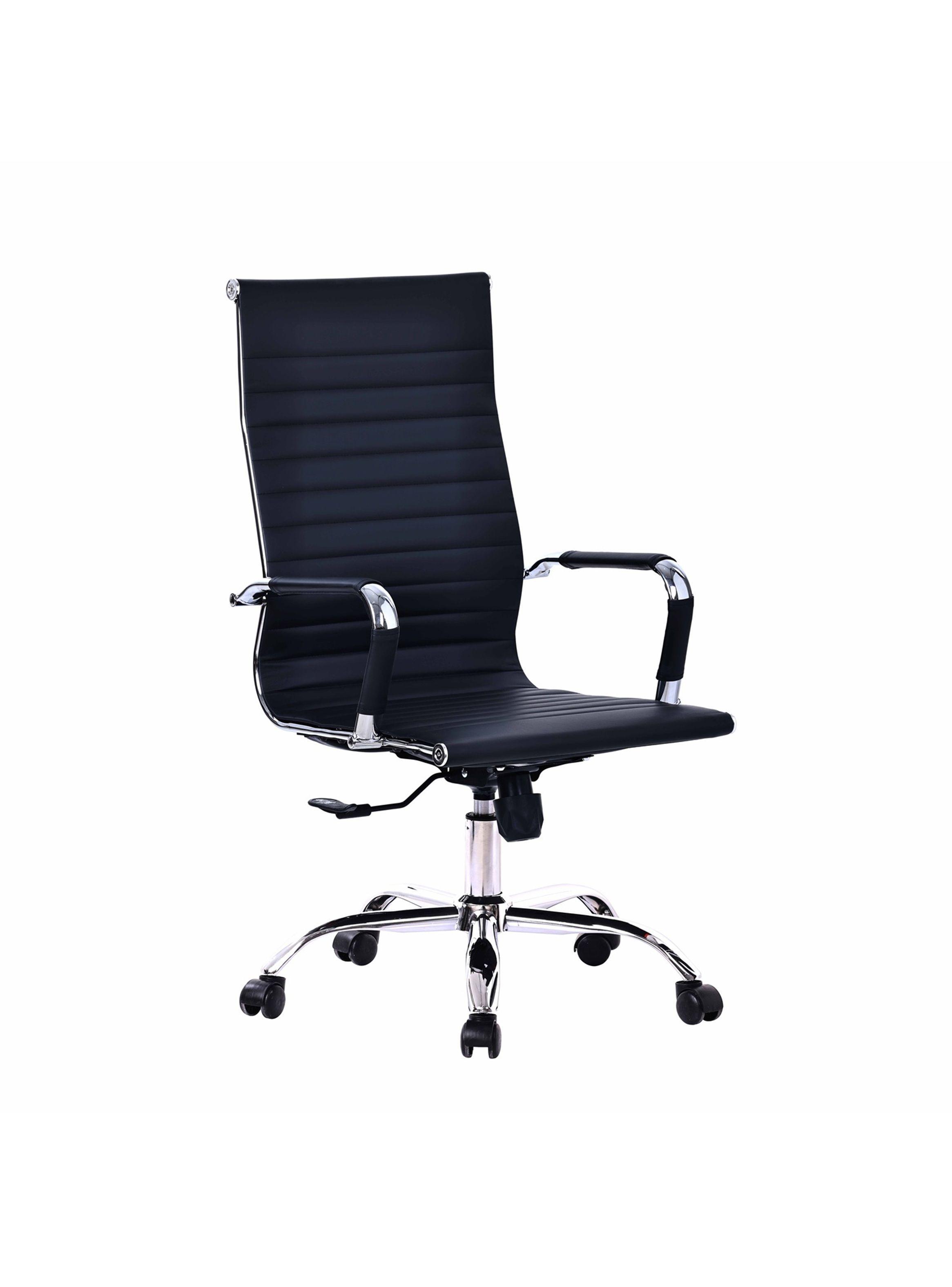 Silla De Escritorio Ergonomica Ecocuero Reclinable Dc 408-1