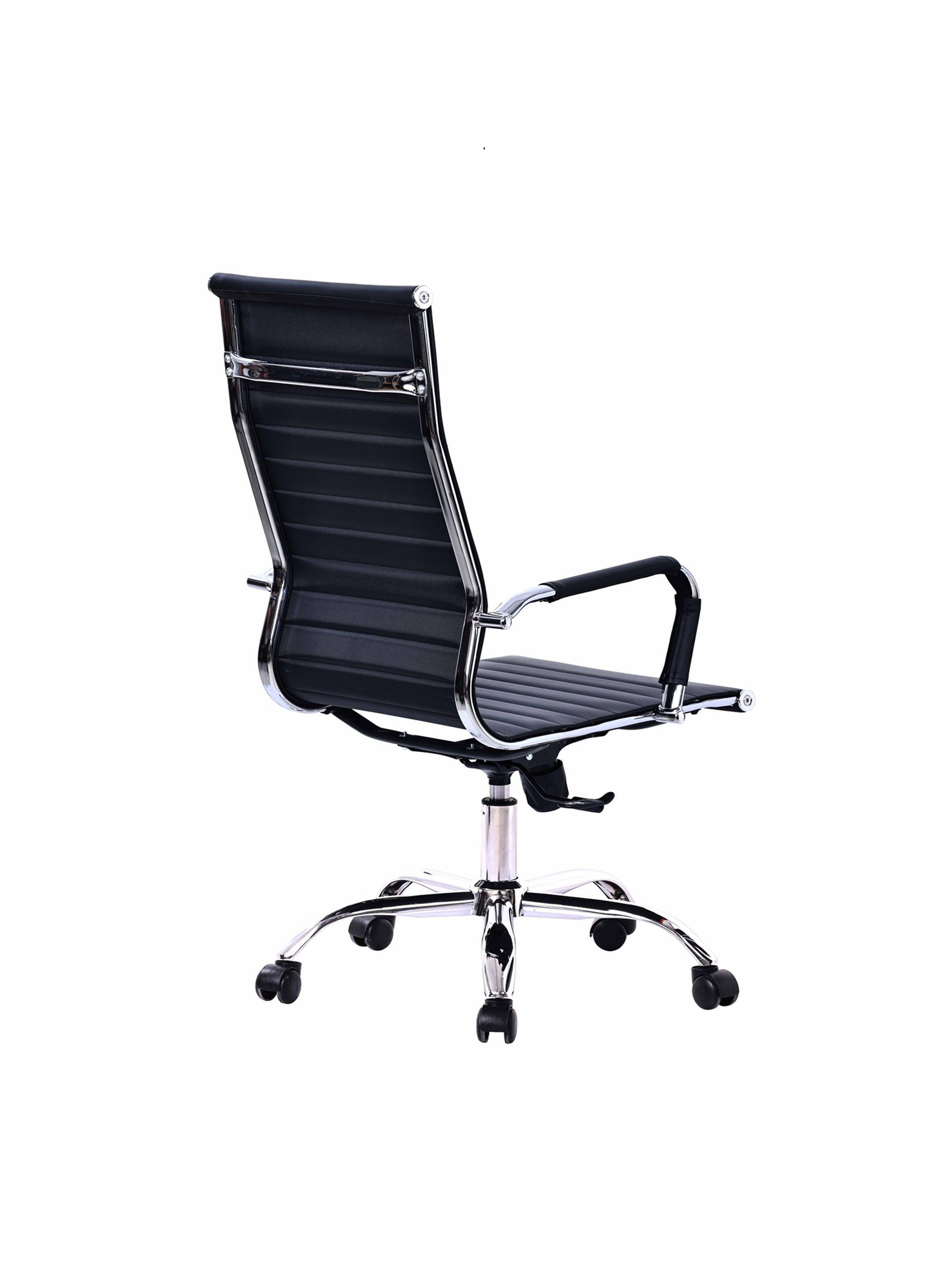 Silla De Escritorio Ergonomica Ecocuero Reclinable Dc 408-2