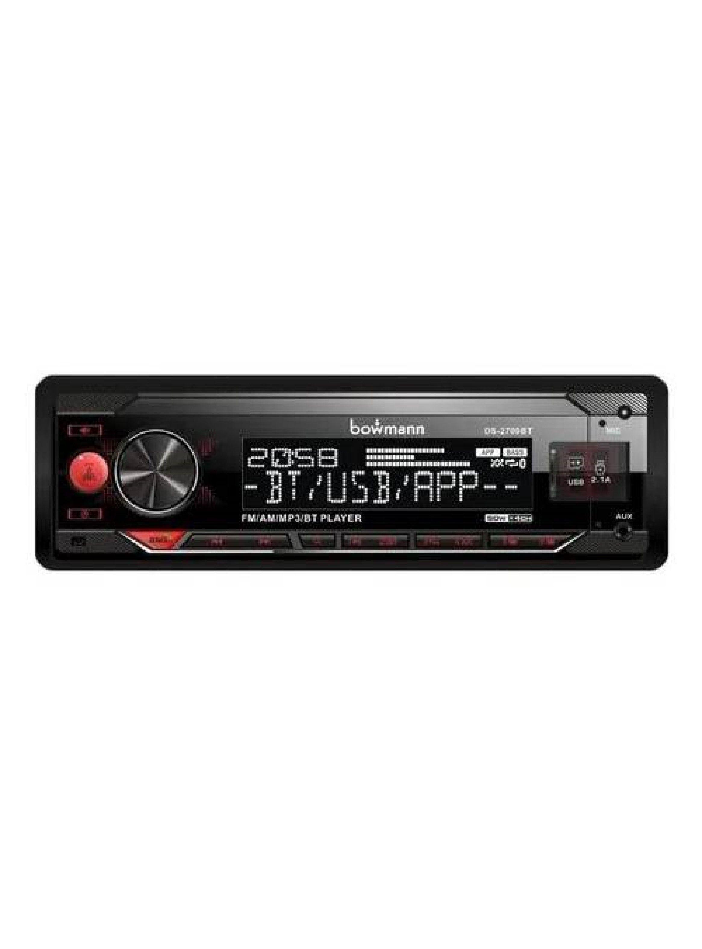 Radio De Auto Bowmann Ds-2700bt Con Usb bluetooth y lector de tarjeta SD-0