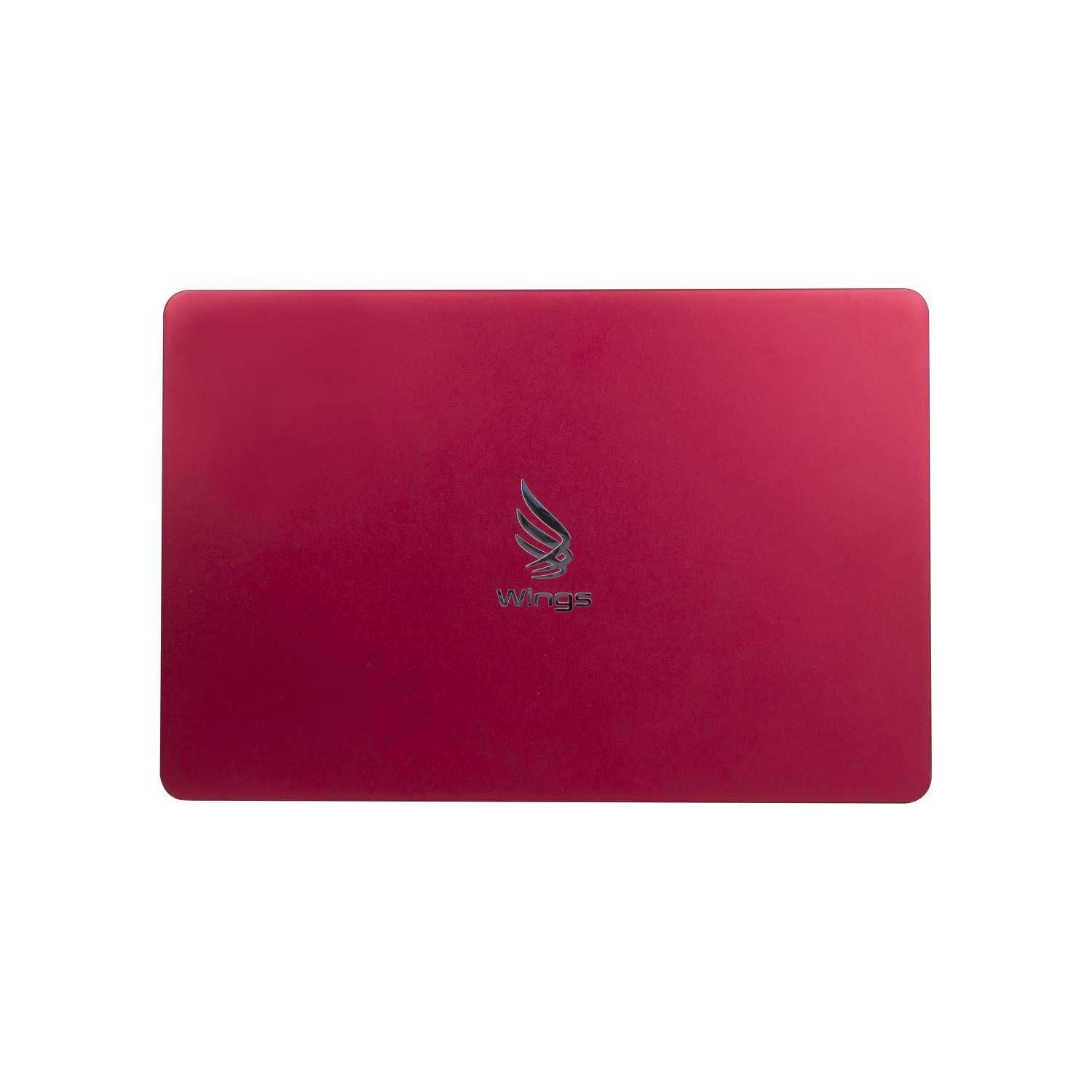 Notebook Wings roja Con Ssd 256gb Ram 8gb de 14"-2