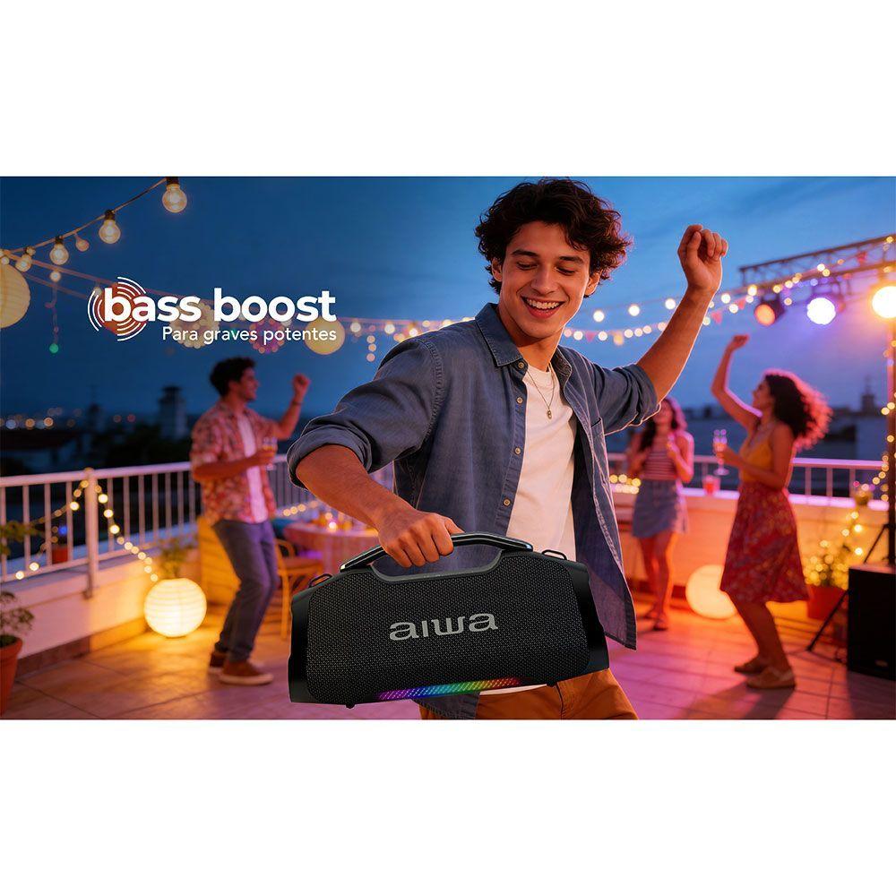 Parlante Portatil Bluetooth Aiwa 65w Funcion Tws Aw a411-4