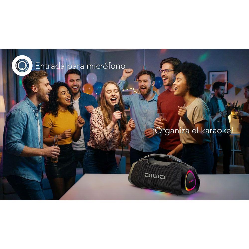 Parlante Portatil Bluetooth Aiwa 65w Funcion Tws Aw a411-6