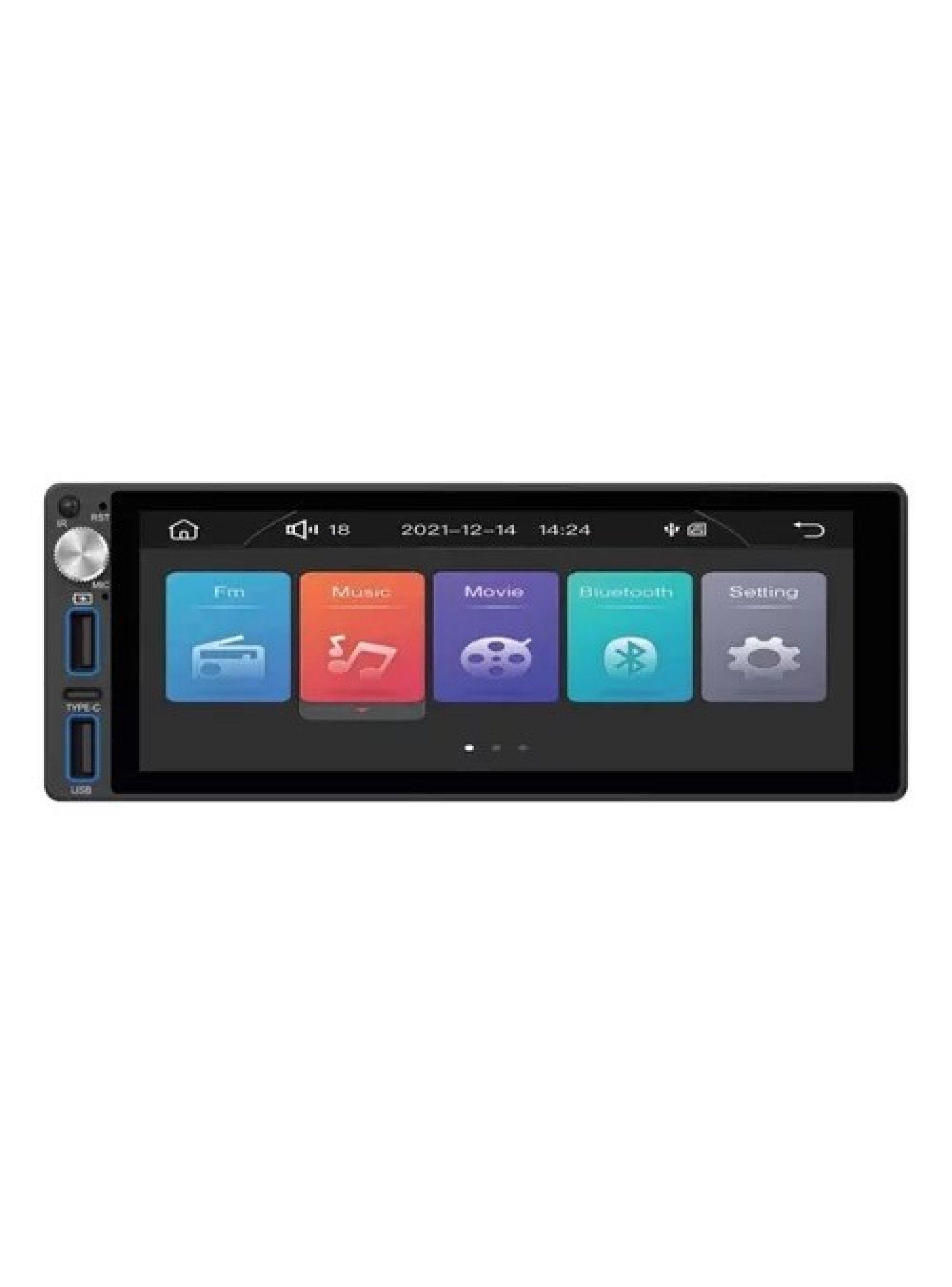 Radio Auto Android 1 Din Con Pantalla Tactil Aiwa Aw-a485bt-0