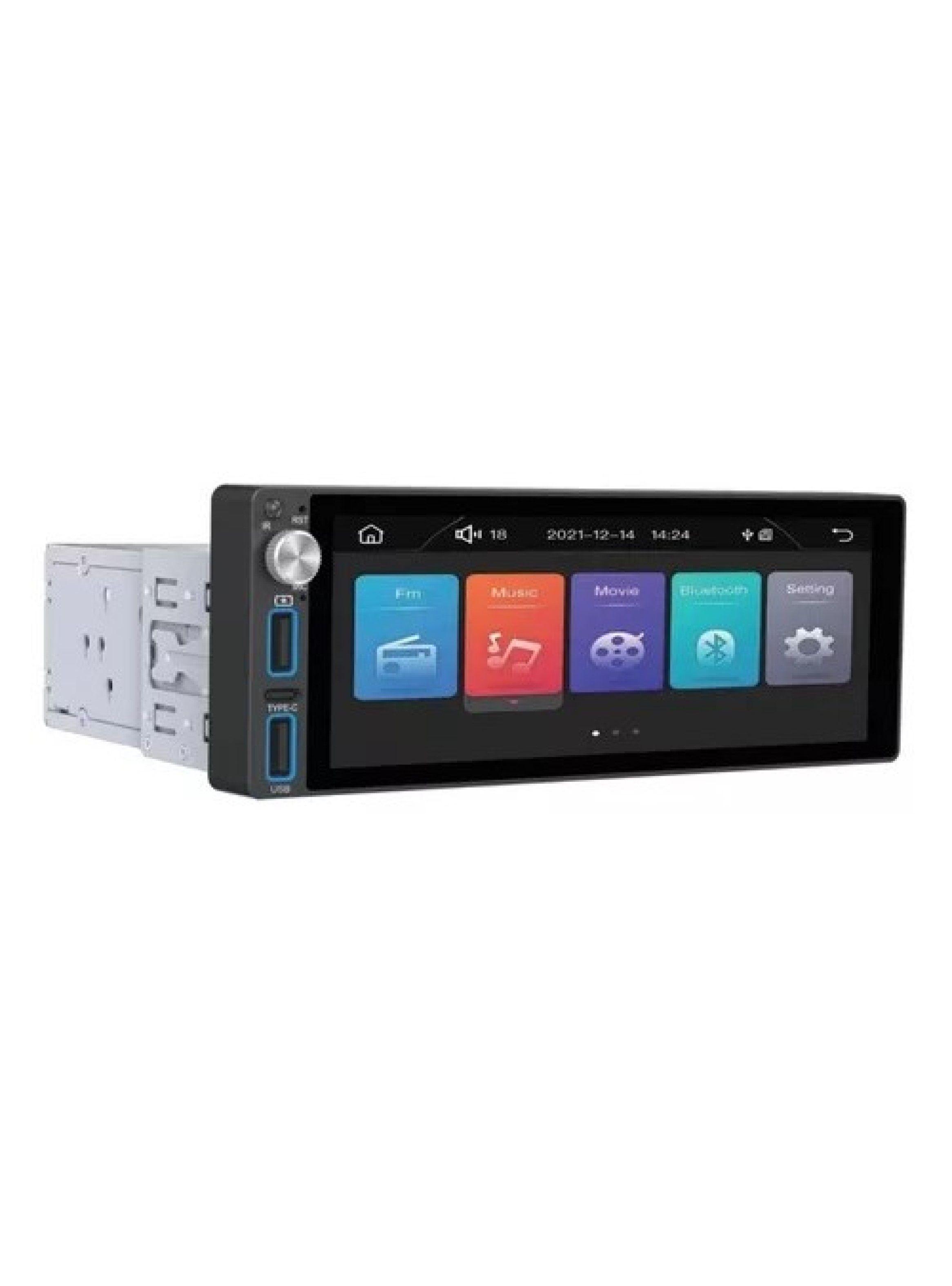 Radio Auto Android 1 Din Con Pantalla Tactil Aiwa Aw-a485bt-1