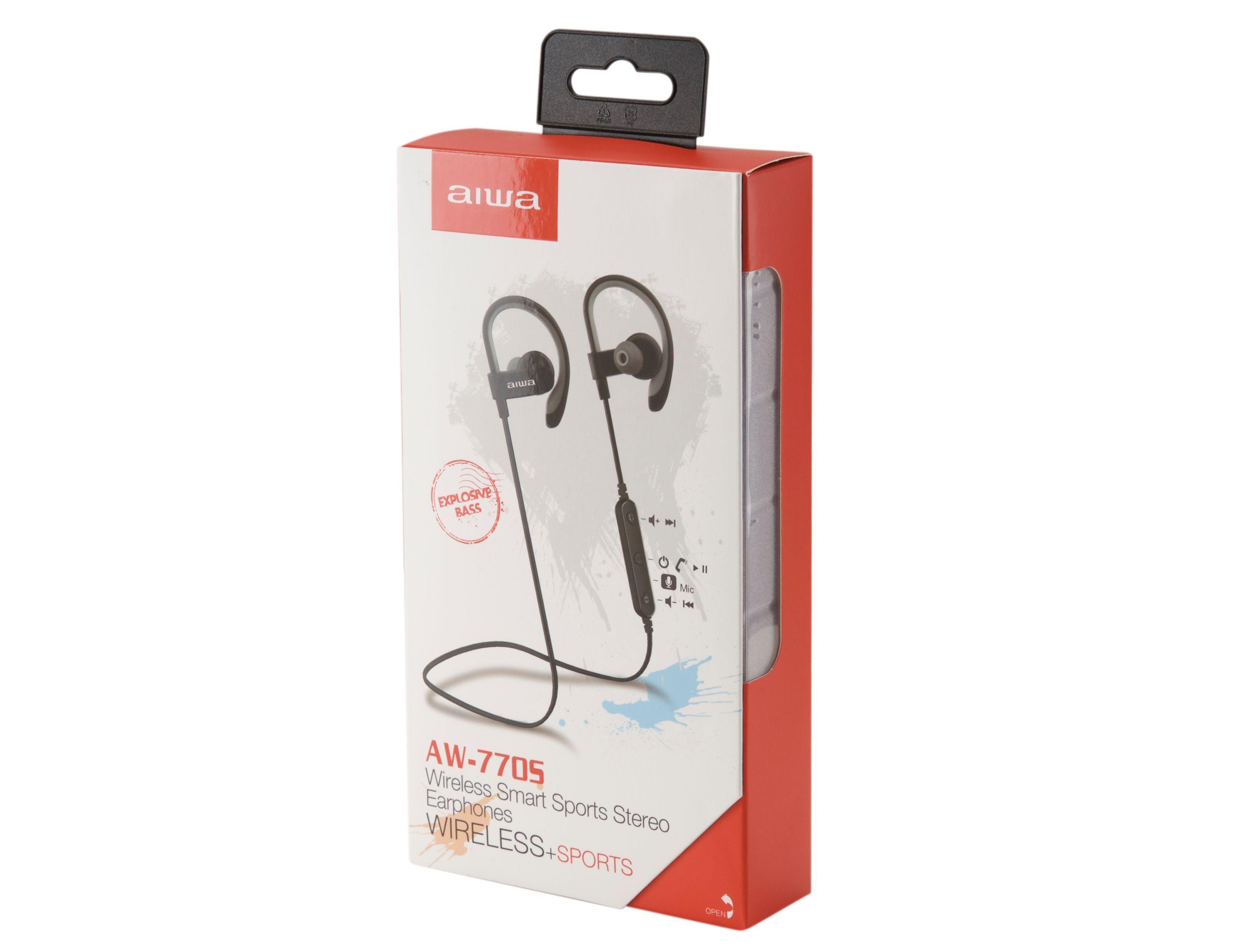 Audífonos Aiwa Inalámbricos Bluetooth Deportivos Aw-770s-0
