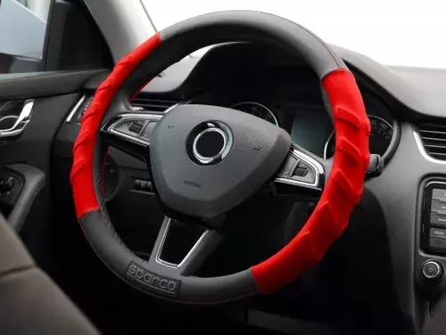 Cubre Volante Auto Sparco rojo SPC1117RD-1