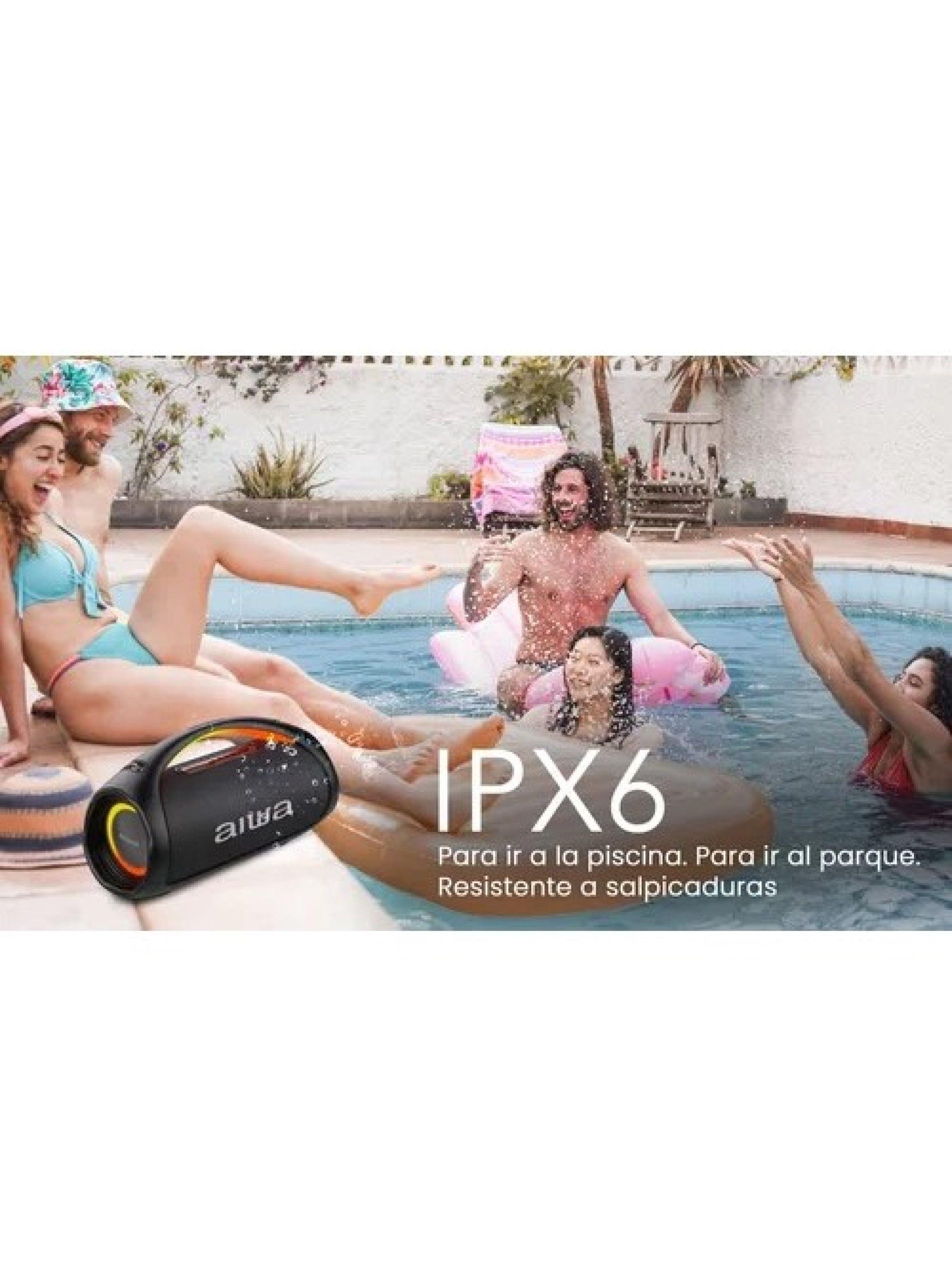 Parlante Portatil Bluetooth Aiwa Ipx6 Con Tws 110w Aw-s544bt-2
