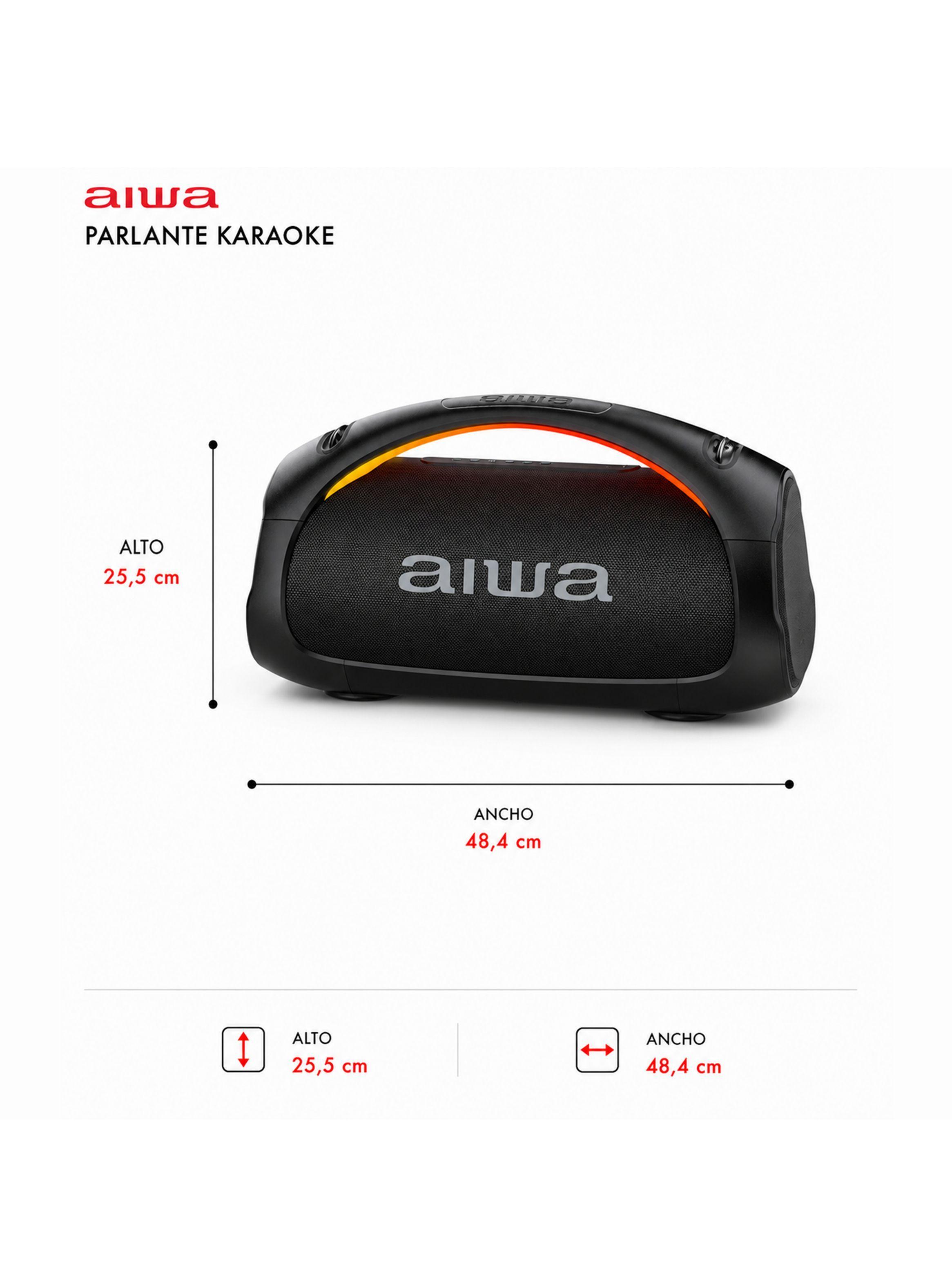Parlante Portatil Bluetooth Aiwa Ipx6 Con Tws 110w Aw-s544bt-1