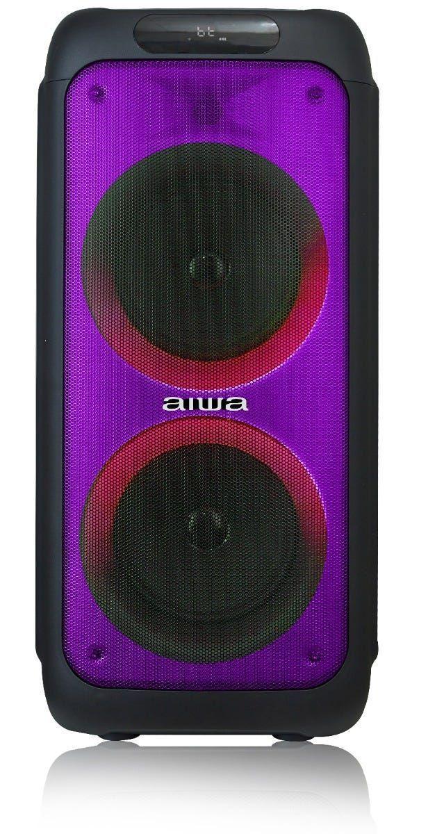Parlante Portatil Aiwa Karaoke Bluetooth Tws Led Aw-poh1d-0