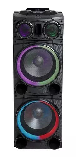 Parlante Torre Party One Bluetooth Karaoke Fm Aiwa 250w Rms-0