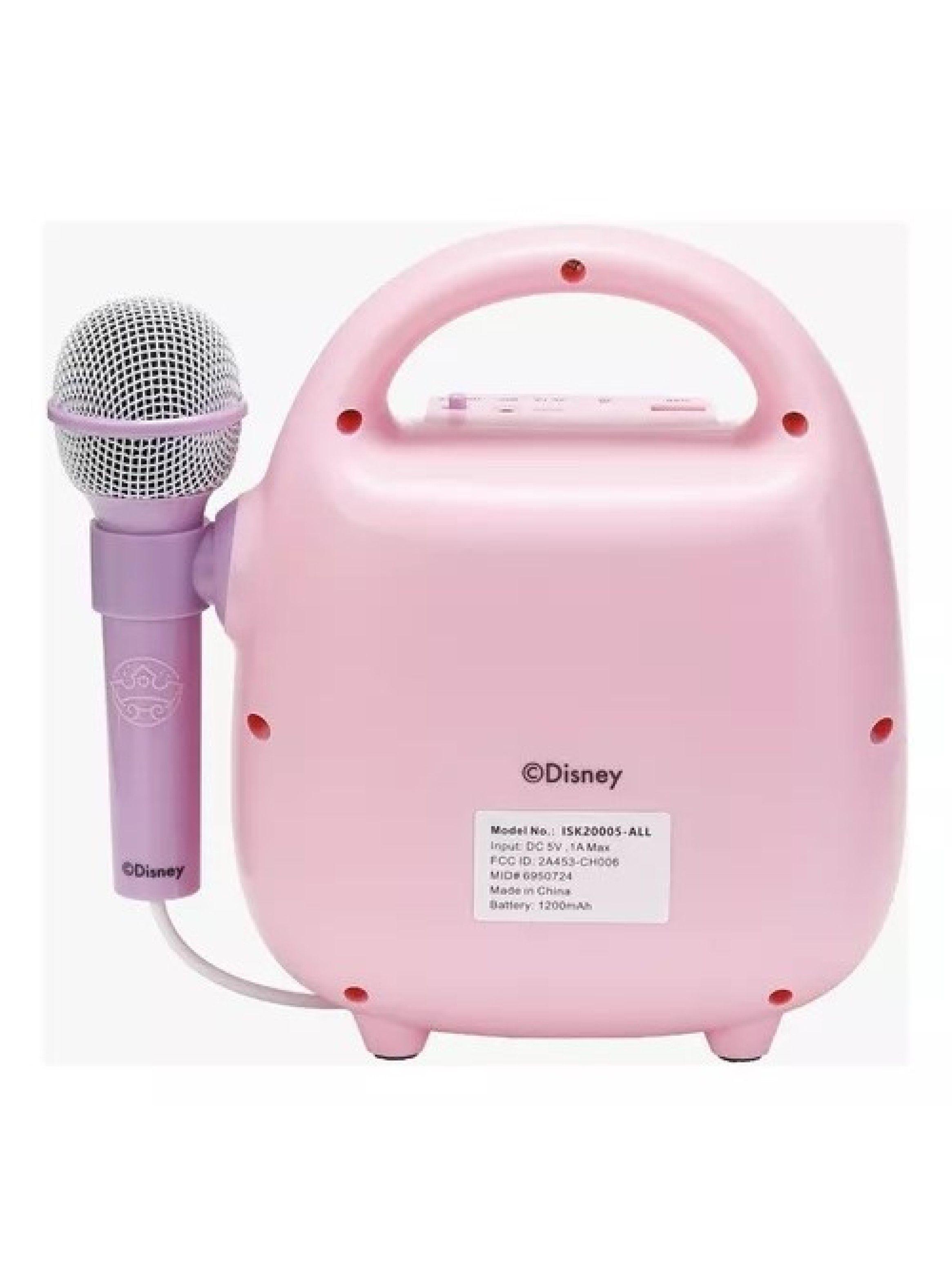 Parlante Portatil Bluetooth Karaoke Disney Princesa-2