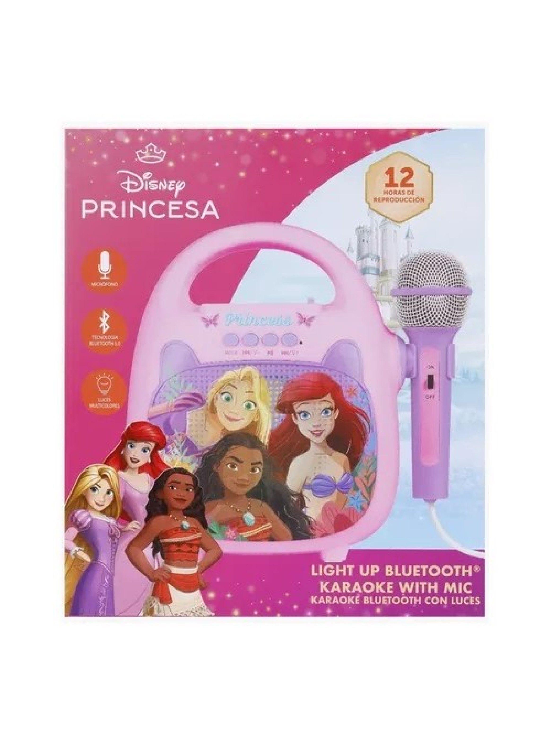 Parlante Portatil Bluetooth Karaoke Disney Princesa-3