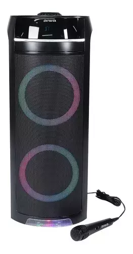 Parlante Portátil Karaoke Bt Usb Aiwa Aw-pok9-2