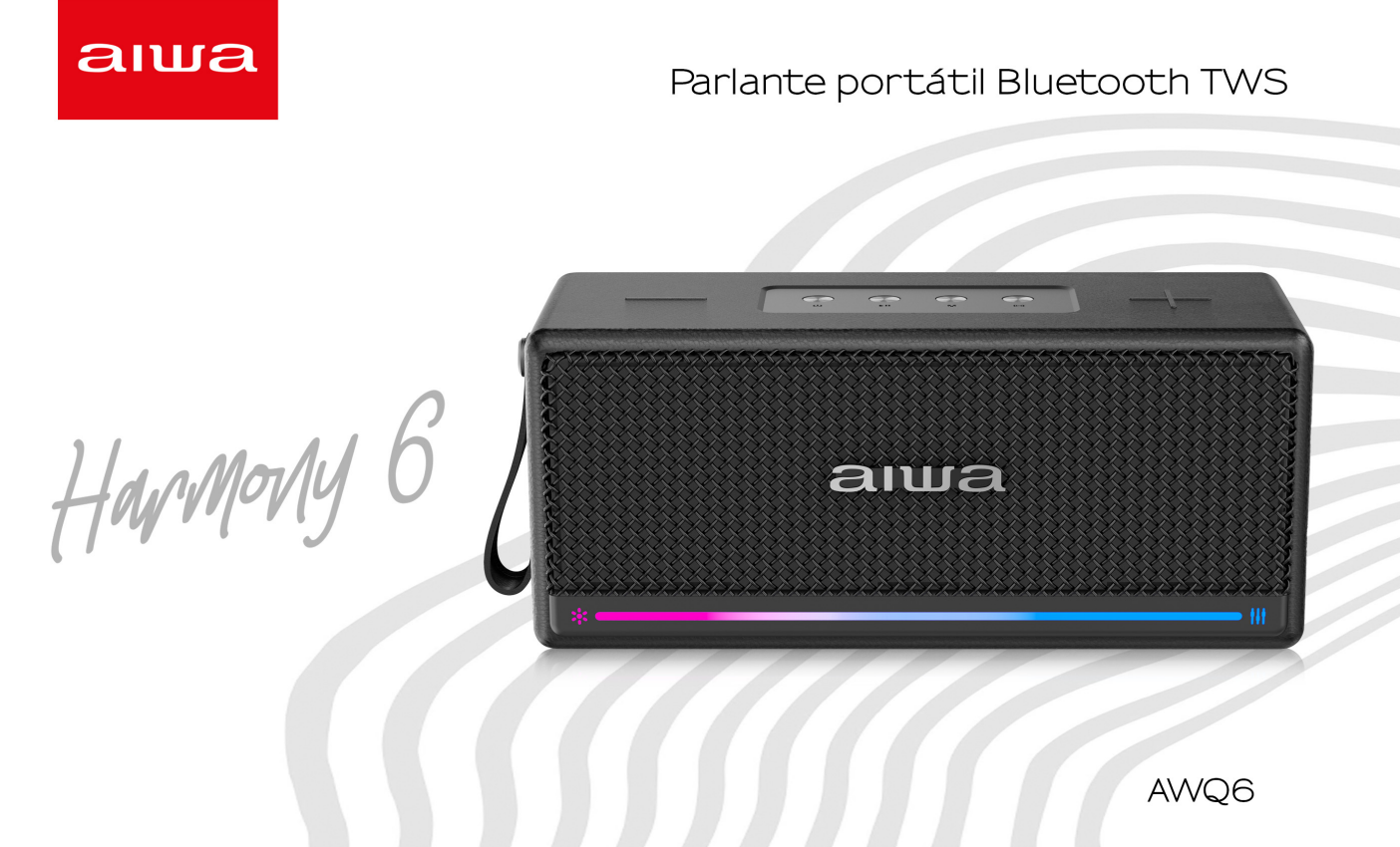 Parlante Bluetooth Vintage Portátil Con Función Tws 40w Awq6 -2