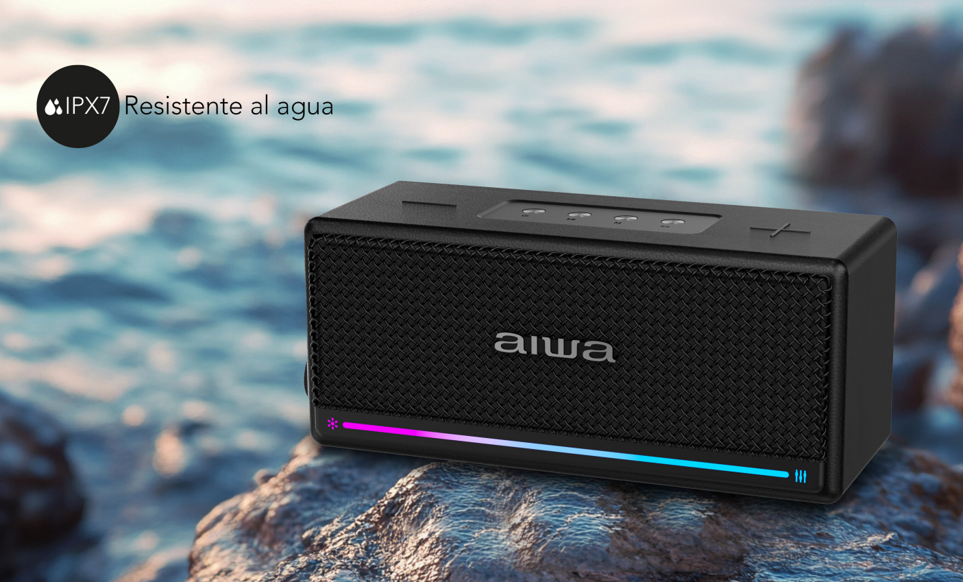 Parlante Bluetooth Vintage Portátil Con Función Tws 40w Awq6 -6