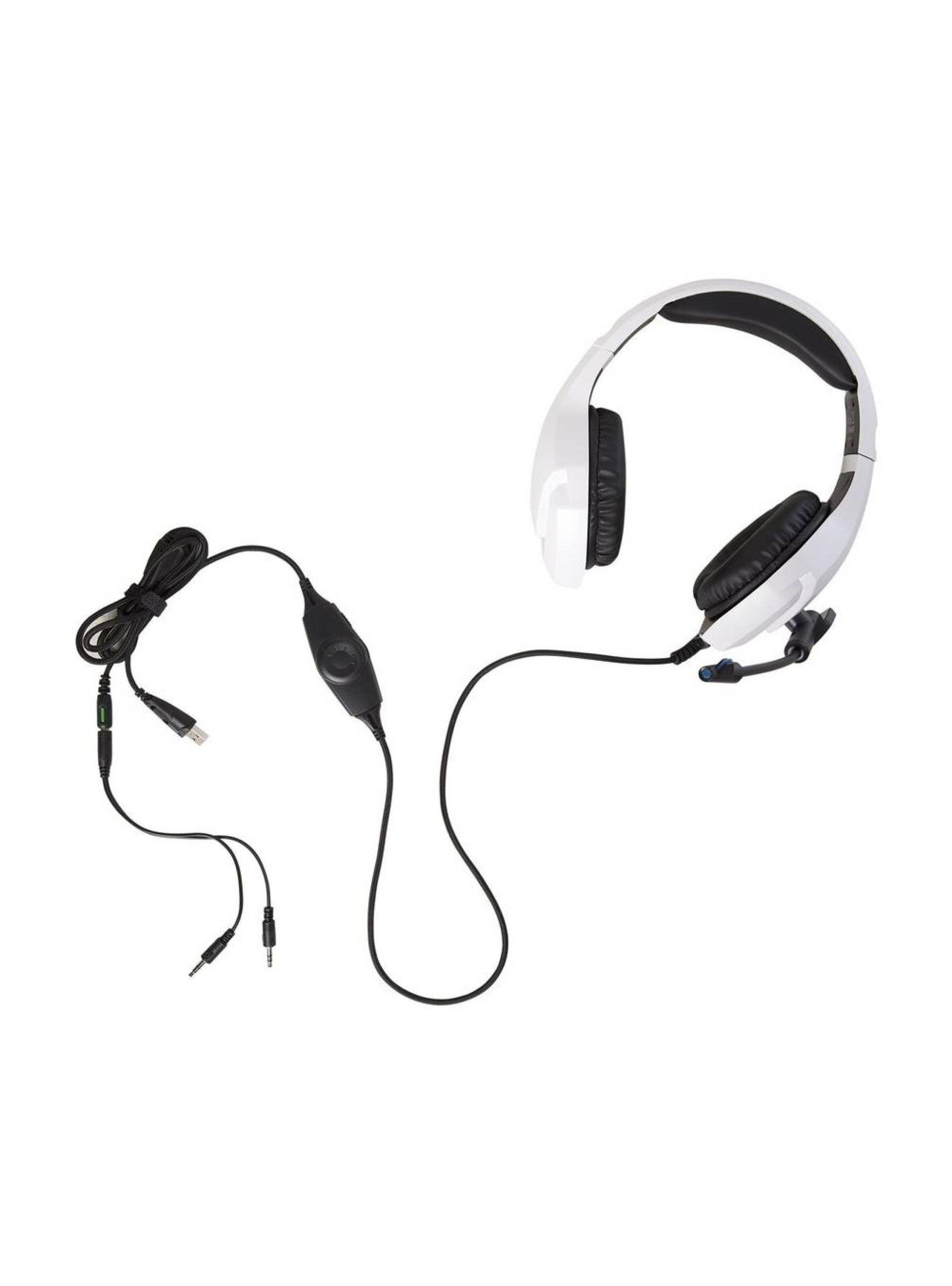 Audífonos Gamer Noise Cancelling Blanco H1-2