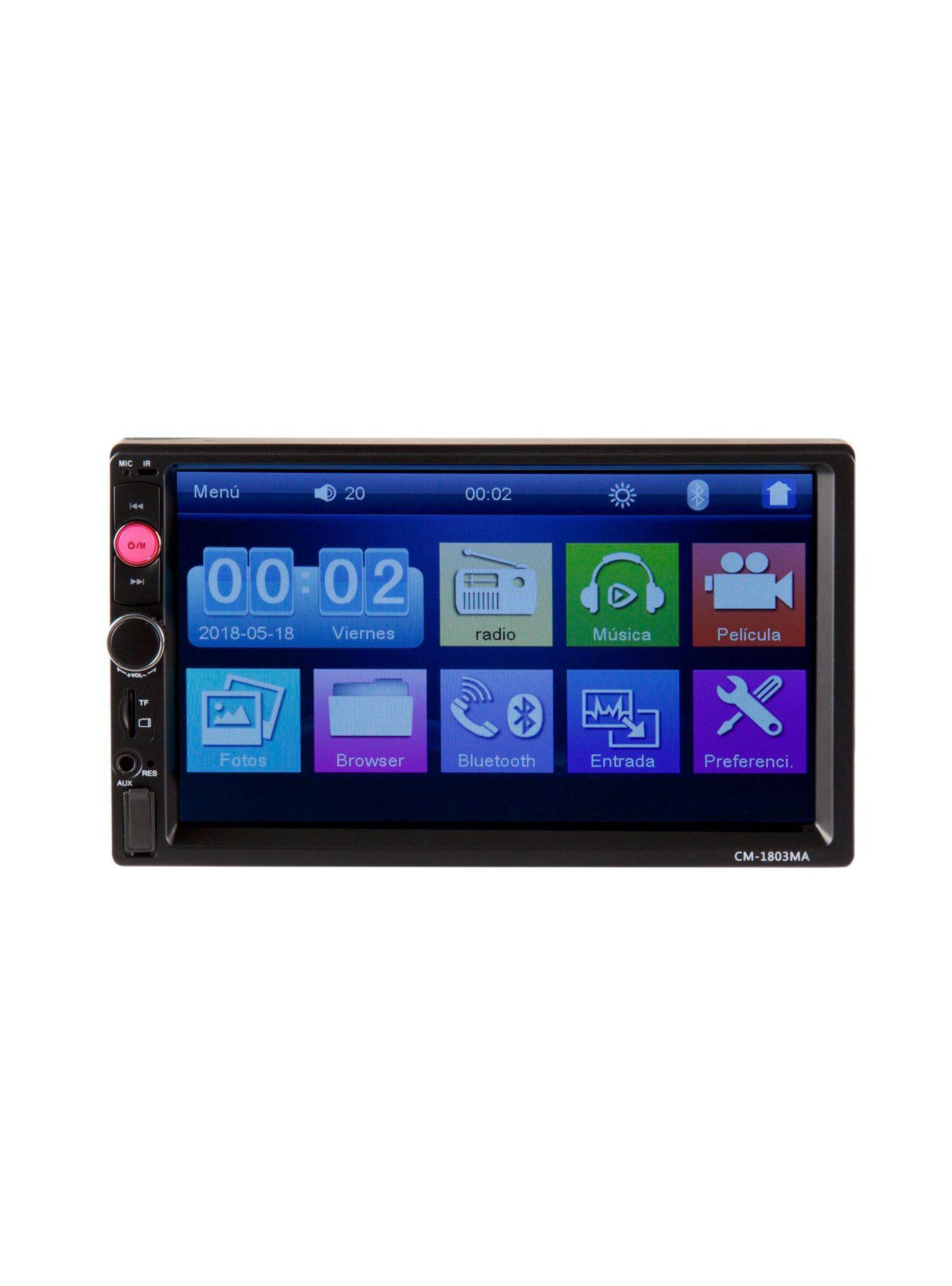 Radio de Auto 2 Din Mirror Link + Cámara + Control Volante-1