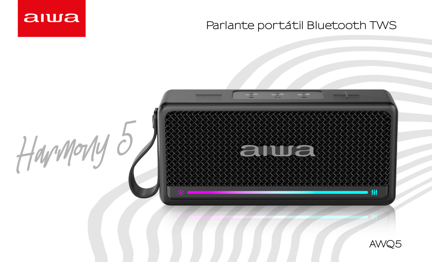 Parlante Bluetooth Portátil Función Tws 20w Radio Fm Awq5 -2