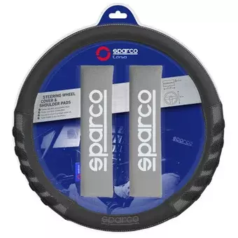 Cubre Volante + Cubre Cinturon Auto Sparco Universal Sps107GR-0