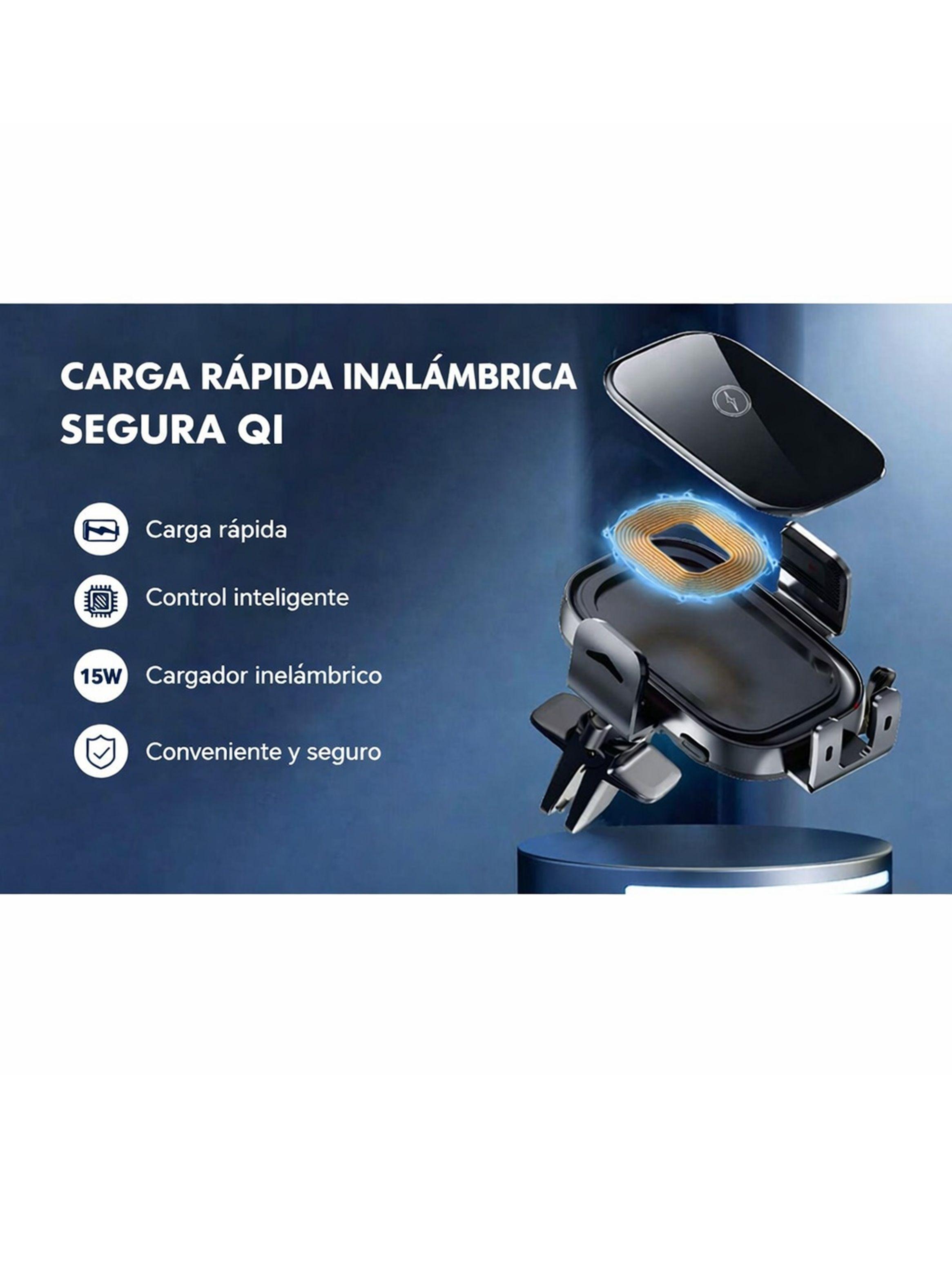 Soporte Celular de succion con carga rapida inalambrica-2