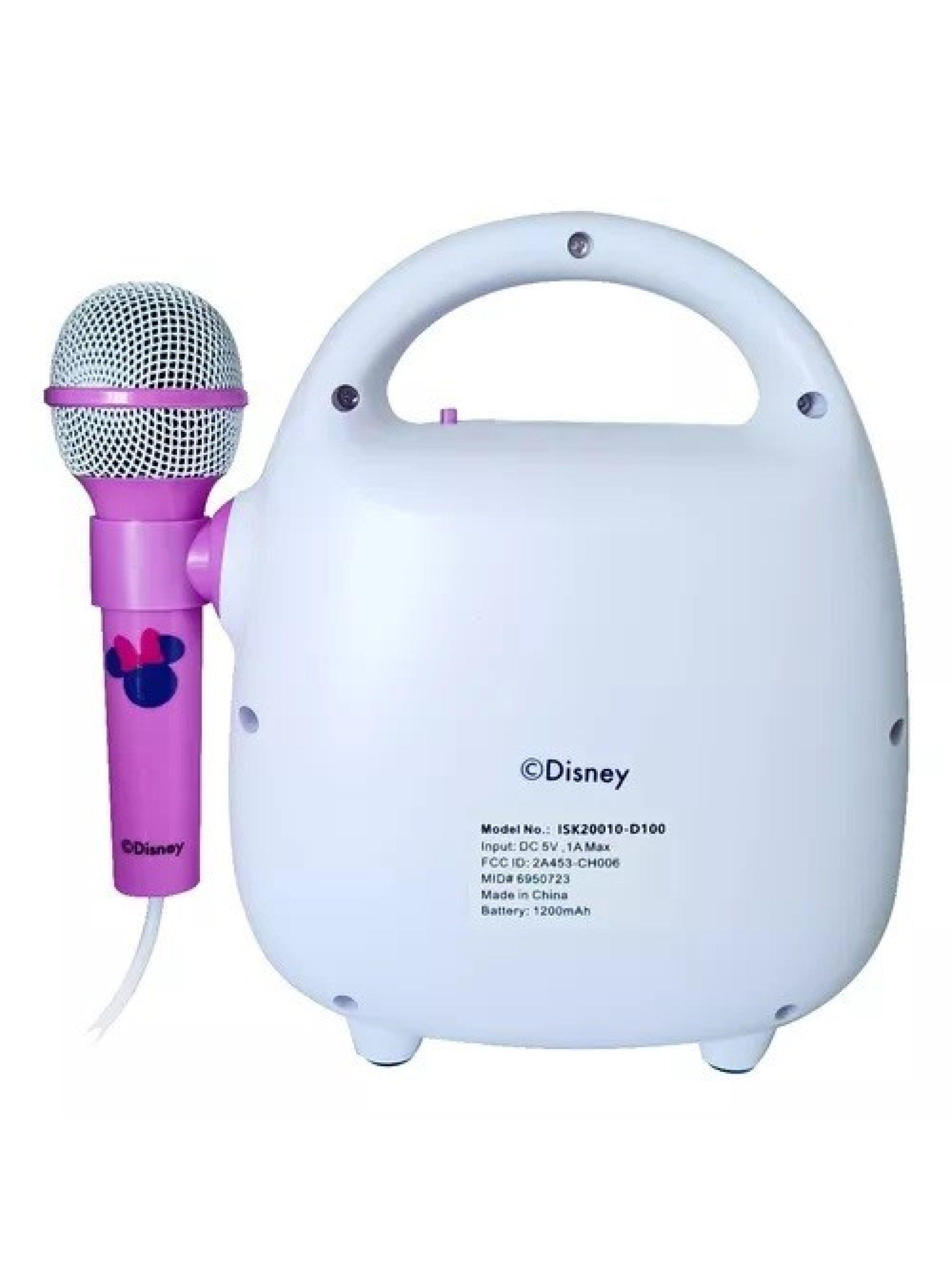 Parlante Portatil Bluetooth Karaoke Disney Minnie Mouse-1