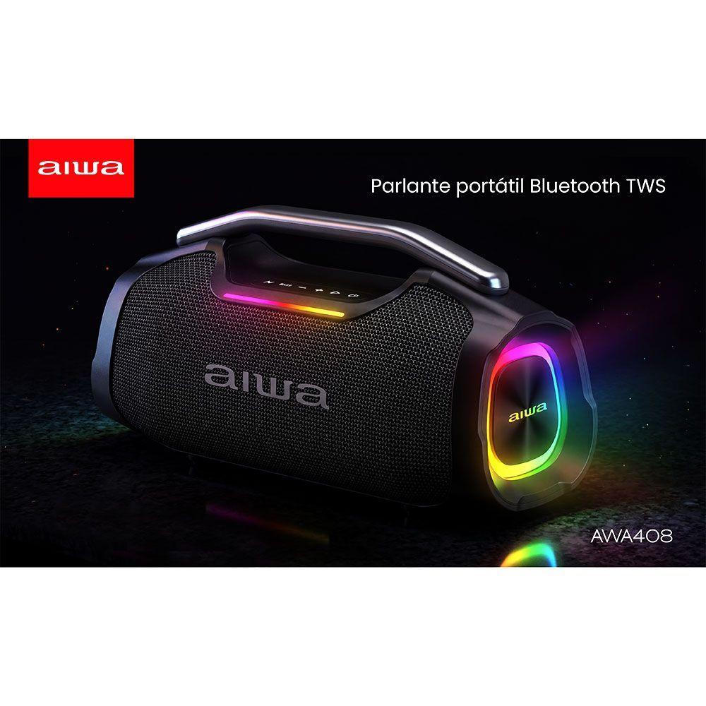 Parlante Portatil Bluetooth Aiwa 55w Funcion Tws Aw a408-6