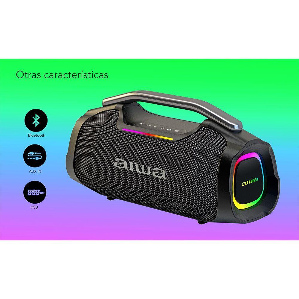 Parlante Portatil Bluetooth Aiwa 55w Funcion Tws Aw a408-7