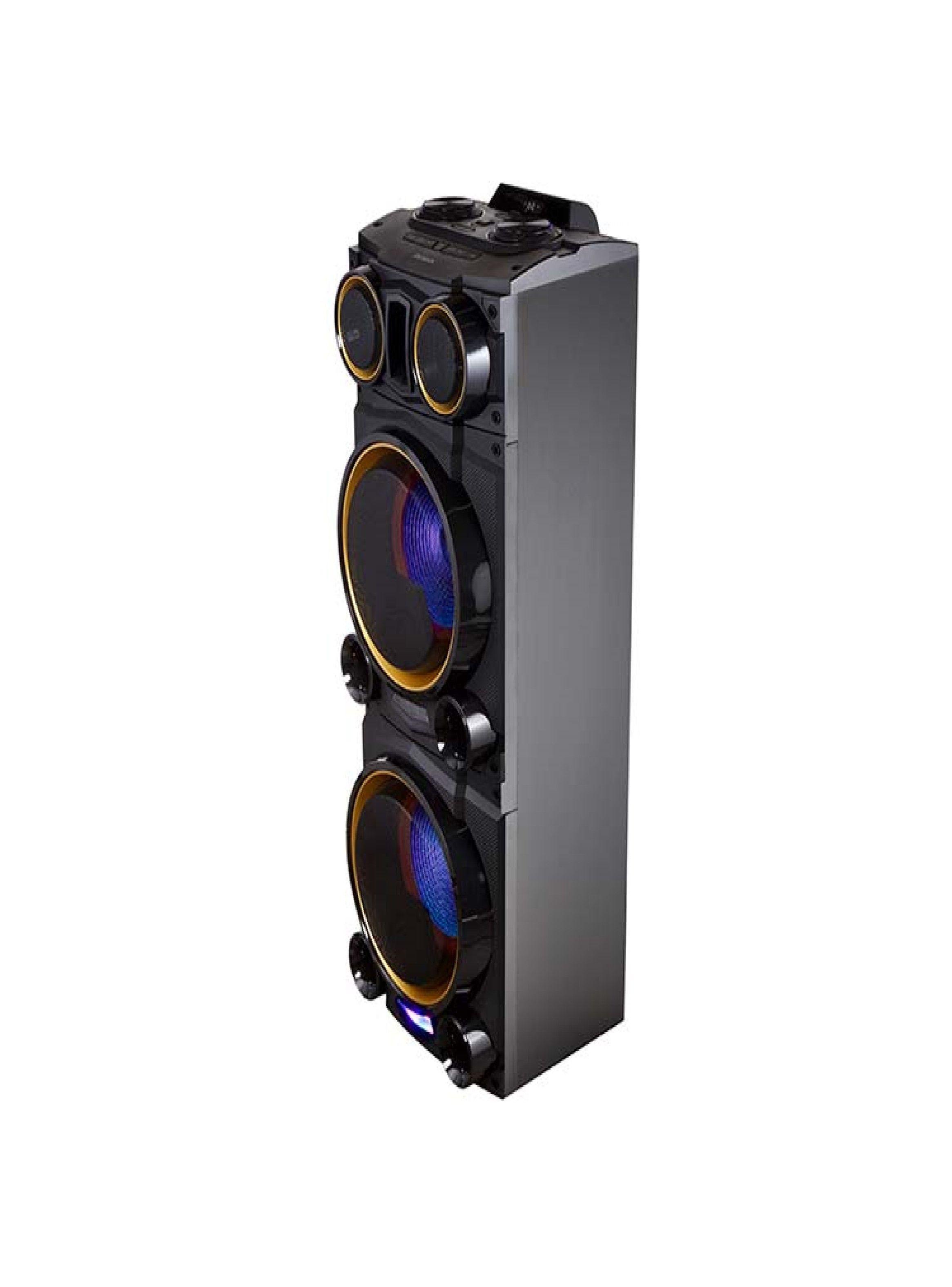 Parlante Torre Party Plus 100w X2 Aiwa Karaoke Usb Bt Aux-1