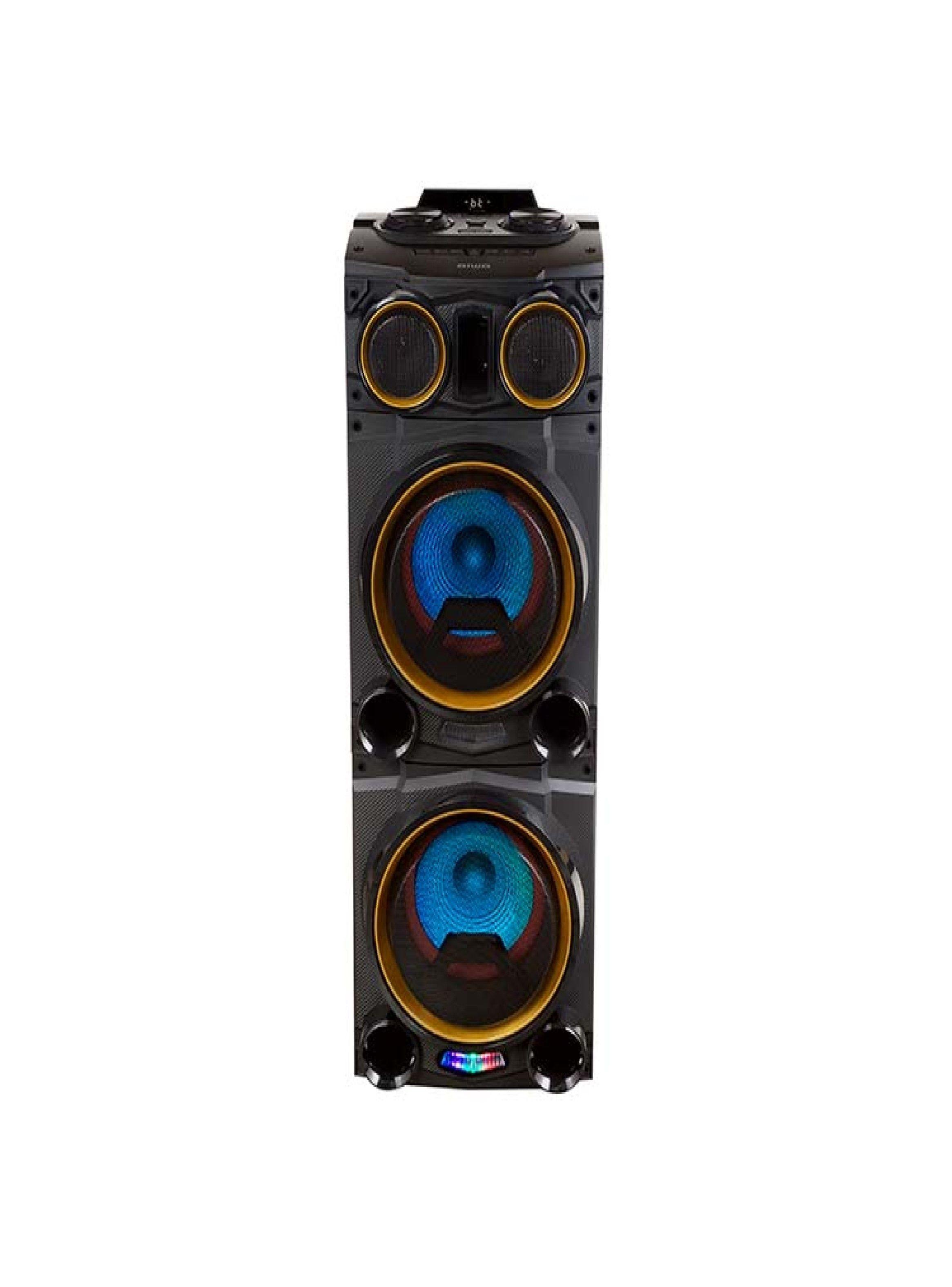 Parlante Torre Party Plus 100w X2 Aiwa Karaoke Usb Bt Aux-0